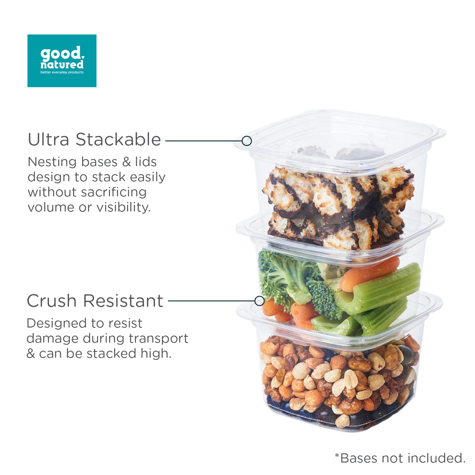 Eco-Friendly 675-Pack Clear Food Storage Lids for 8/12/16/24 oz Deli Containers | 99% Plant-Based, BPA-Free | Perfect for Meal Prep, Leftovers & Commercial Food Packaging