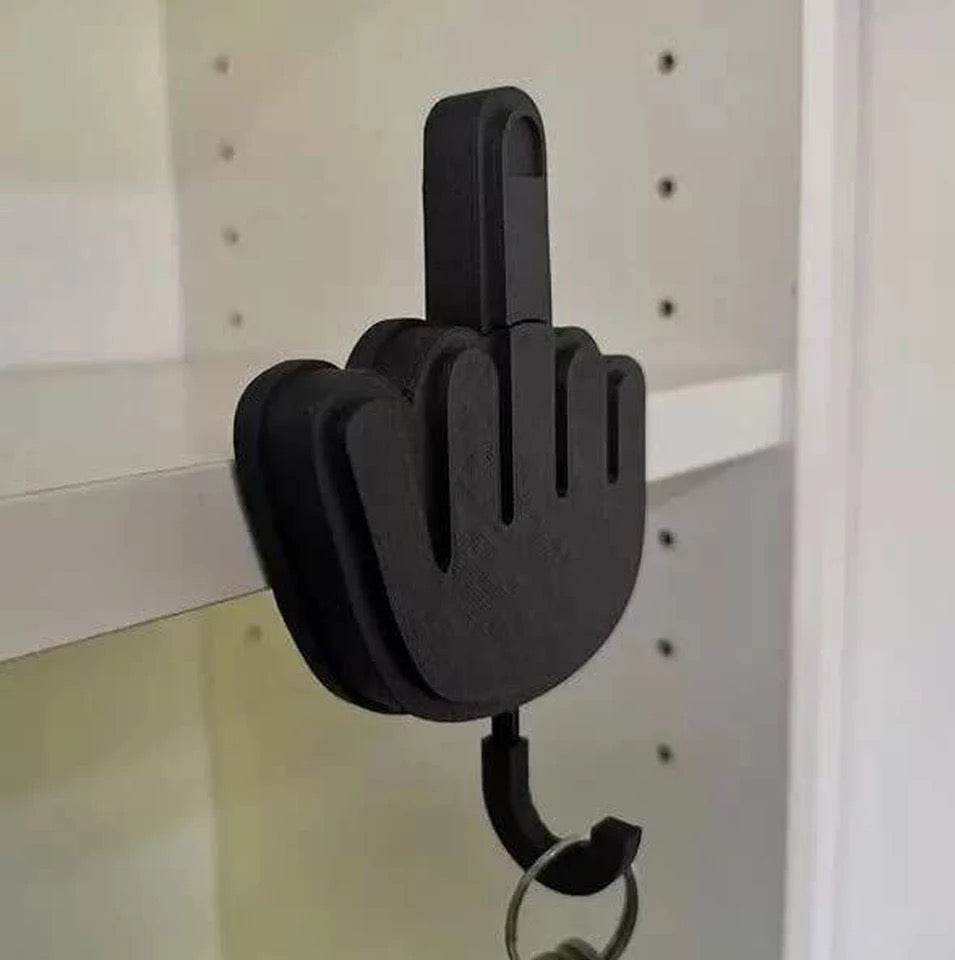 Sturdy Wall Mounted Key Holder with Hooks - Organize Keys, Hats & Accessories for Home, Office & Entryway