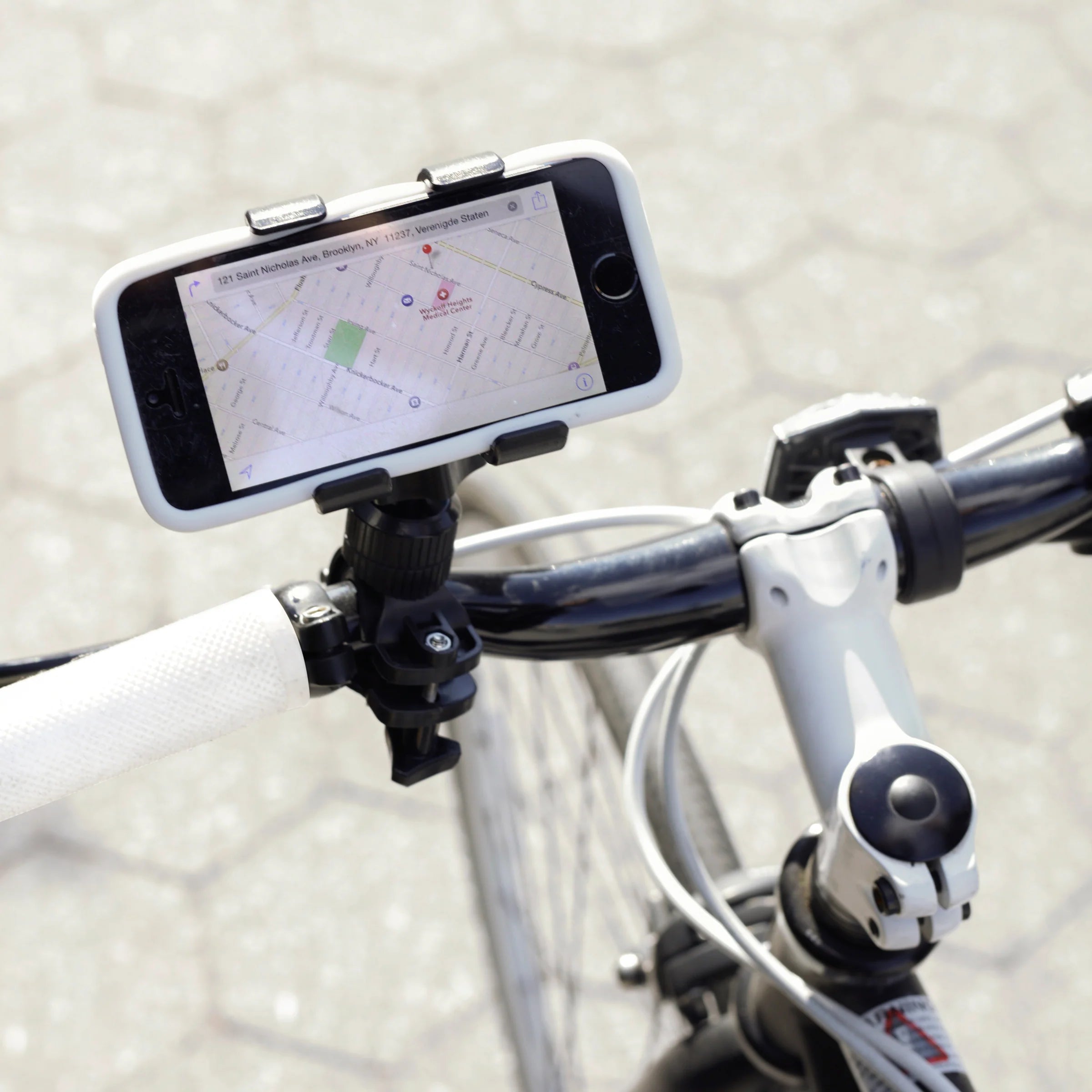 Universal Bike Phone Holder - Black, Waterproof & Shockproof for iPhone & Android - Perfect for Cycling, Commuting & Outdoor Adventures
