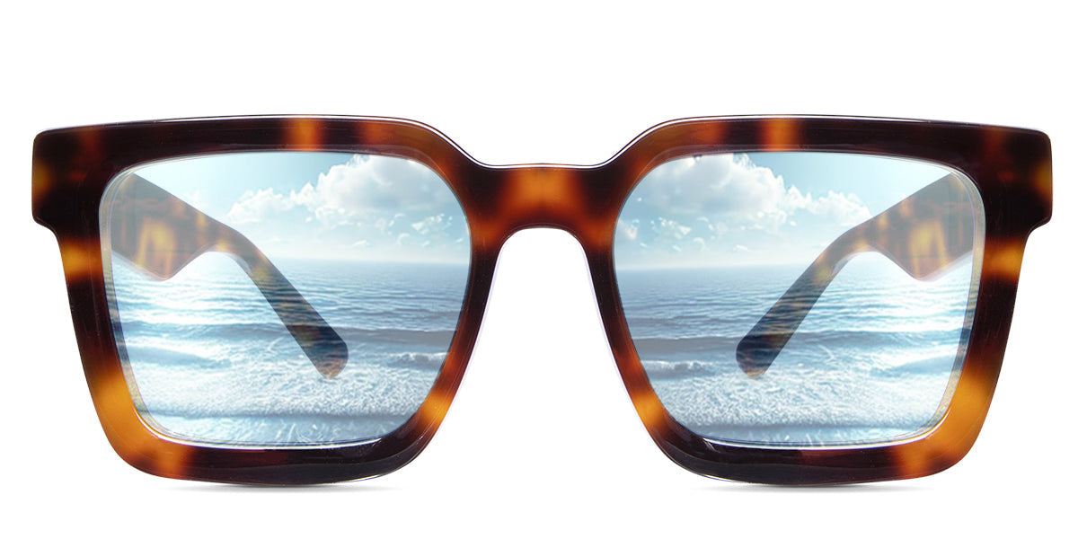 Umer Men's Prescription Tinted Glasses - Blue Light Blocking & UV Protection for Office Work & Computer Use