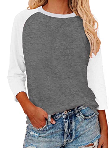 3/4 Sleeve-gray