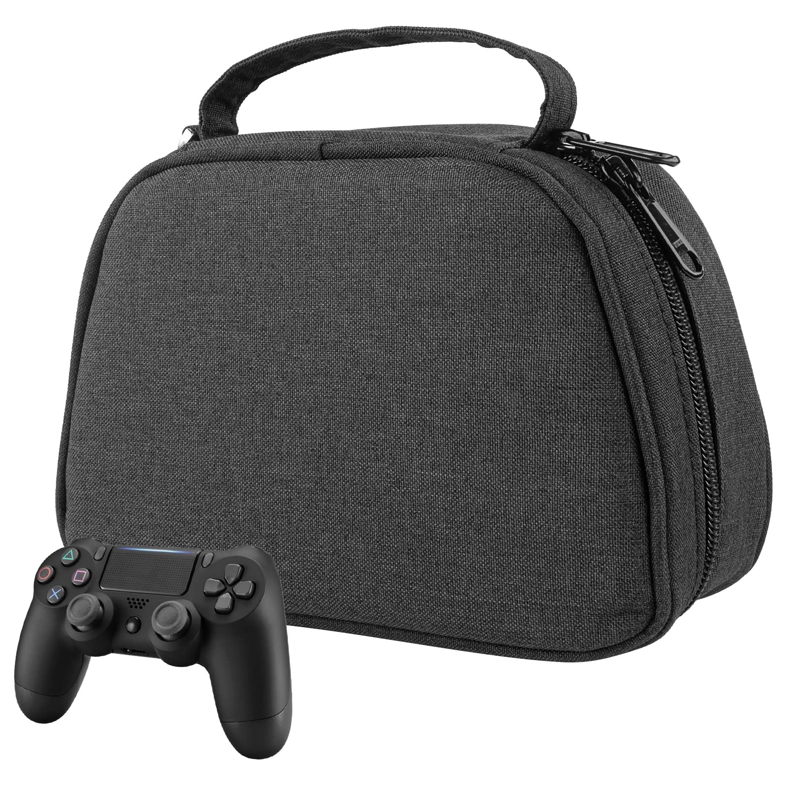 Geekria Universal Gaming Controller Case - Compatible with Sony PS5, PS4, DualSense Edge, Xbox One S Wireless Controllers - Protective Travel Storage Bag (Black) - Perfect for Travel, Gaming Parties & Console Protection