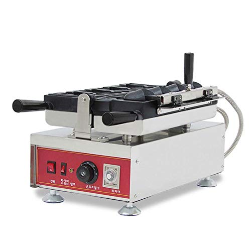 Kolice Commercial Electric Taiyaki Waffle Maker - Fish Shape Non-Stick Waffle Machine with No-Drip Design for Home, Restaurant & Kitchen Use - Perfect for Breakfast, Snacks & Street Food Business