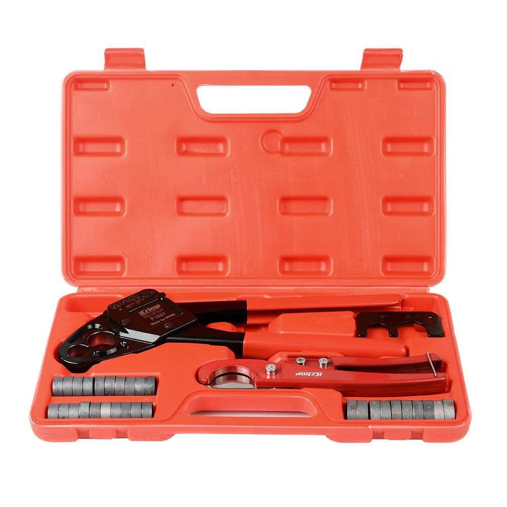 Professional Angle PEX Crimp Tool Kit for 1/2