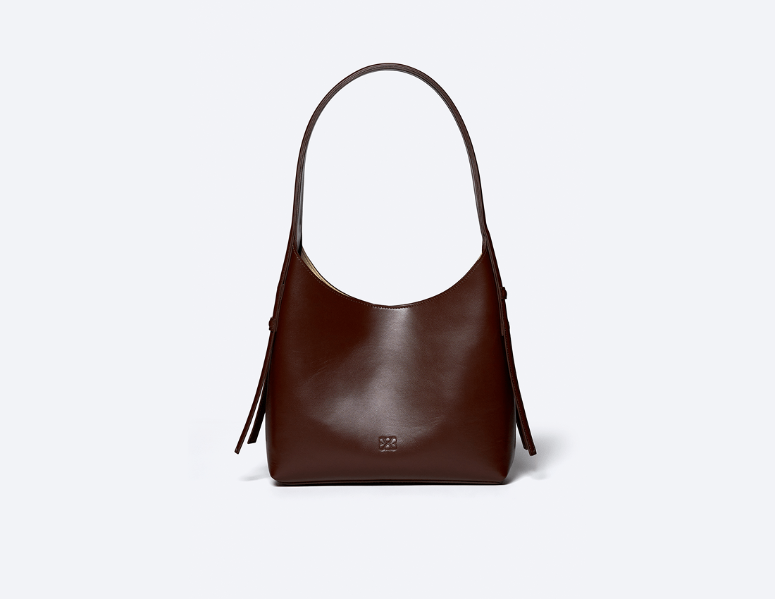 Frida Vegan Italian Grape Leather Shoulder Bag for Women | Eco-Friendly Crossbody Purse | Perfect for Work, Travel & Everyday Use
