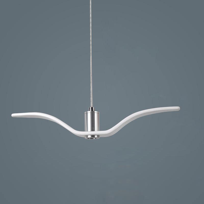 Aviara Modern LED Pendant Light Fixture - Dimmable Hanging Chandelier for Kitchen Island, Dining Room & Bedroom Lighting
