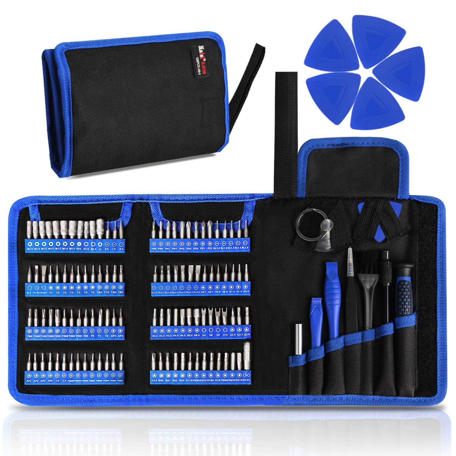 Kaisi 126 in 1 Precision Screwdriver Set with 111 Magnetic Bits - Professional Electronics Repair Tool Kit for Computer, PC, MacBook, Laptop, Tablet, iPhone, Xbox, PS5, Nintendo Switch - Perfect for DIY Tech Repairs & Home Maintenance
