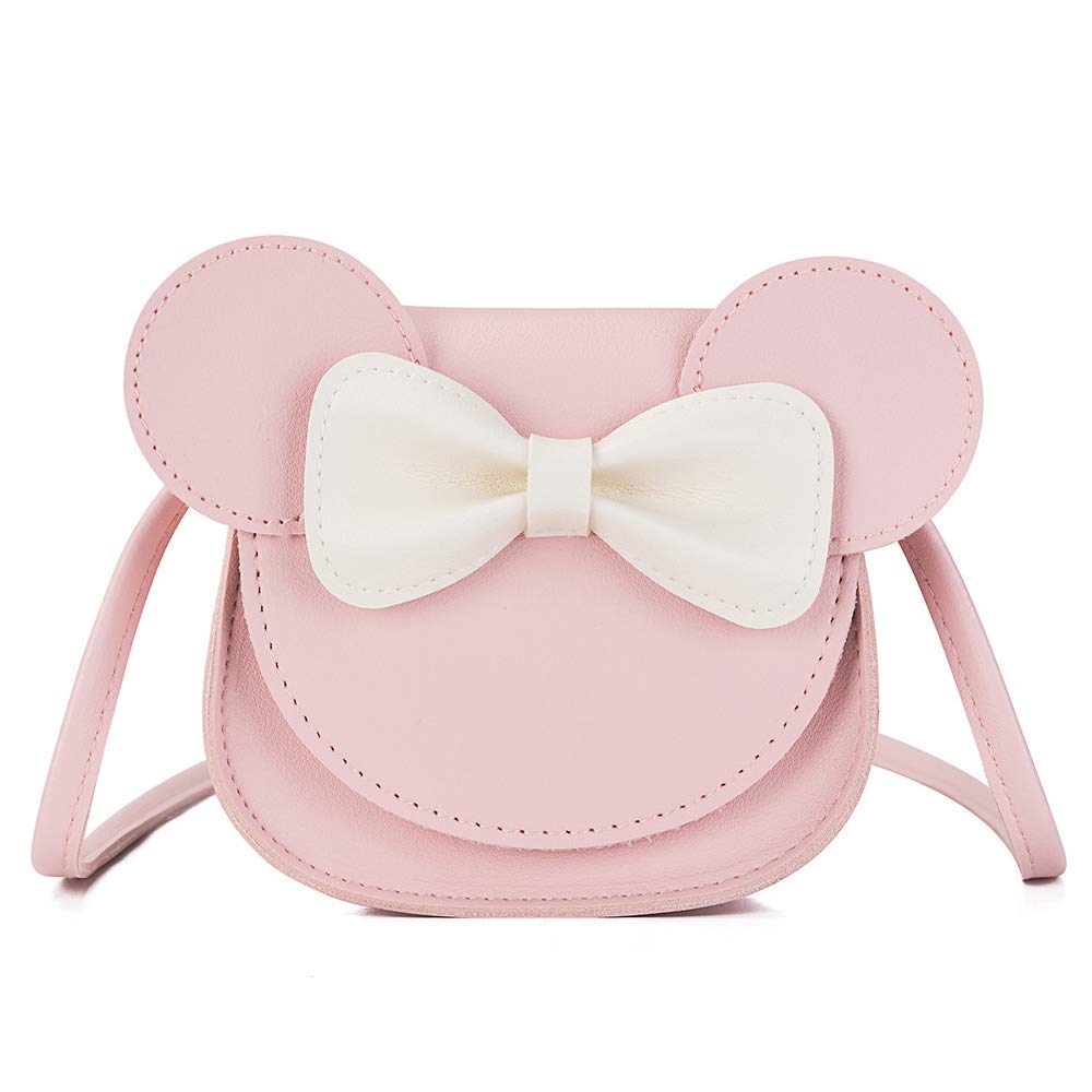Cute Cartoon Ears Crossbody Bag for Little Girls - Magnetic Closure Shoulder Purse for School, Travel & Playdates | Kids Fashion Accessory