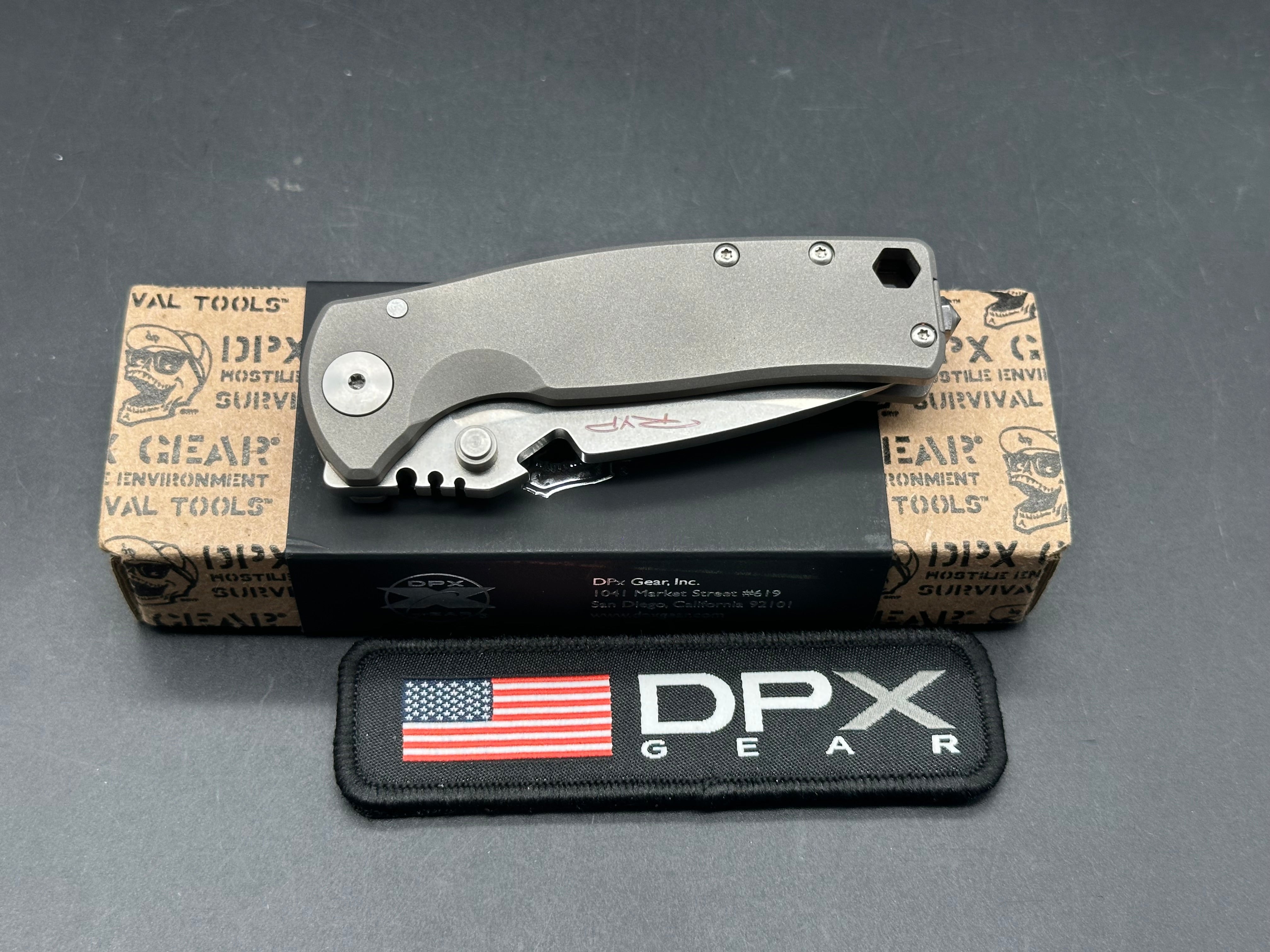 DPx HEST/F Urban Titanium Framelock Knife - 2.9
