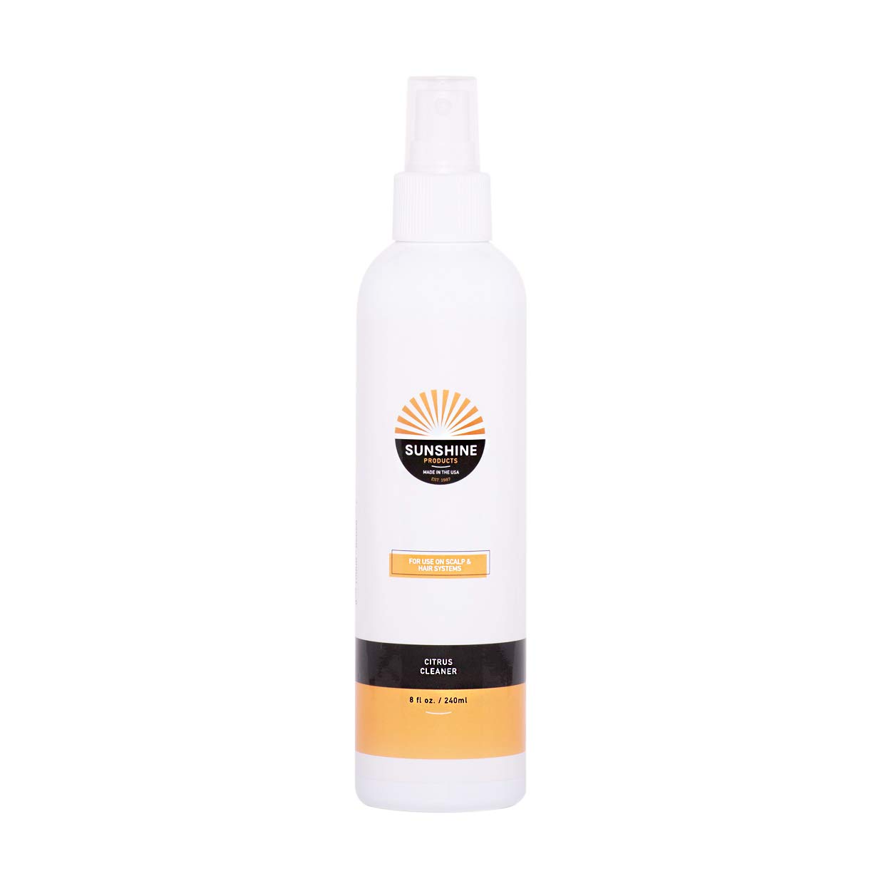 Sunshine Tape Solvent Spray Remover for Lace Wigs, Toupees & Hair Extensions | 8oz Adhesive Cleaner | Fast-Acting Formula for Wig Glue, Tape Residue | Perfect for Salon, Home & Professional Use