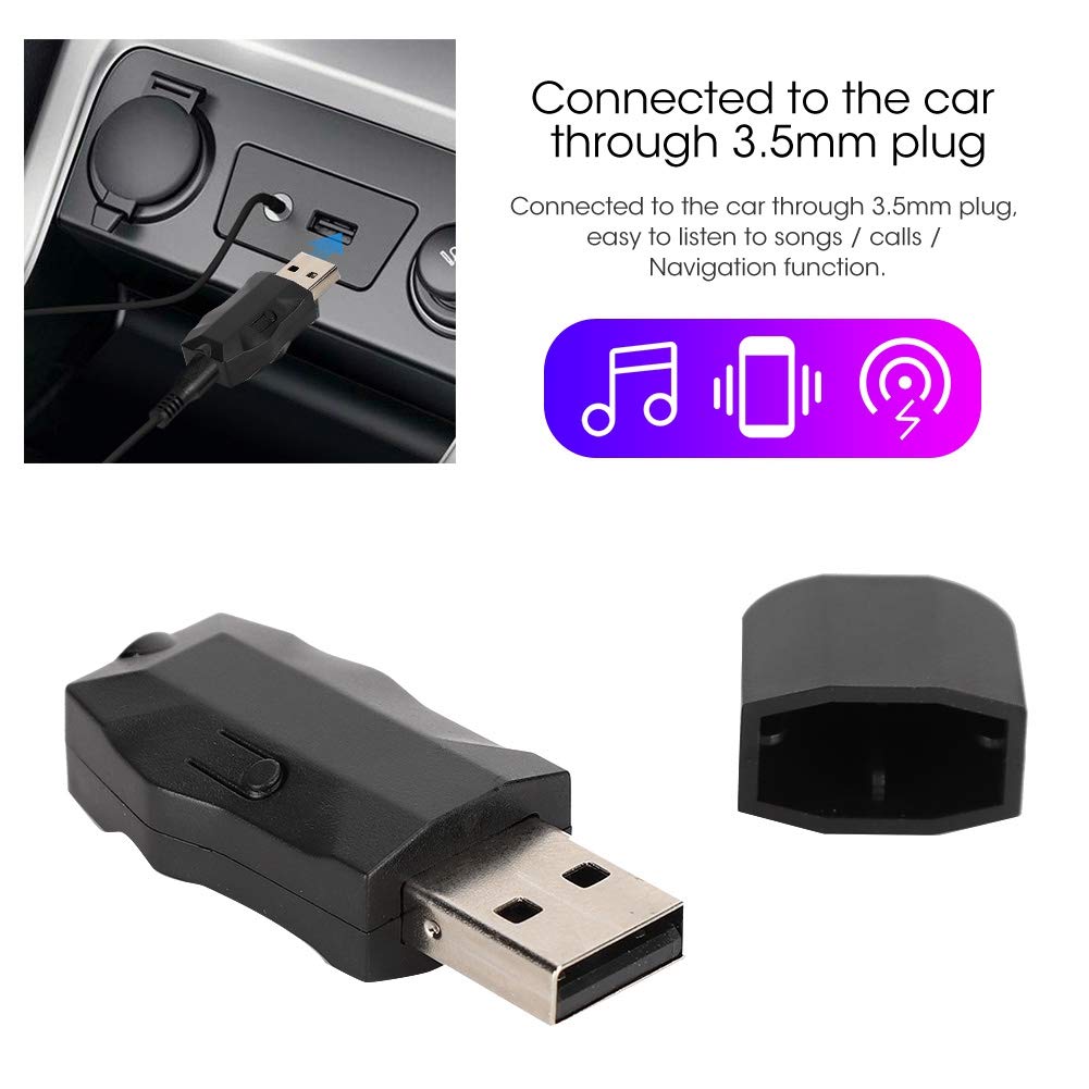 Bluetooth Transmitter Receiver with AptX Low Latency - Wireless Audio Adapter for Car Speakers, Home Theater & Gaming - HD Sound Quality for Music, Movies & Video Calls