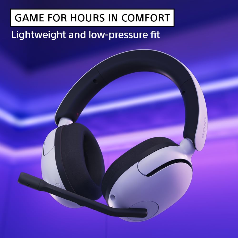 Sony INZONE H5 Wireless Gaming Headset for PC & PS5 - 360 Spatial Sound, 28-Hour Battery Life, 2.4GHz Wireless & 3.5mm Audio Jack (WH-G500 Black) - Perfect for Competitive Gaming, Streaming & Immersive Play