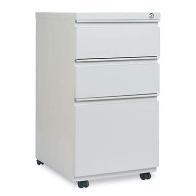 ALEPBBBFLG - 3-Drawer File Cabinet with Full-Length Pull Handles, Lockable Storage for Office Documents | Perfect for Home Office, School, and Workplace Organization