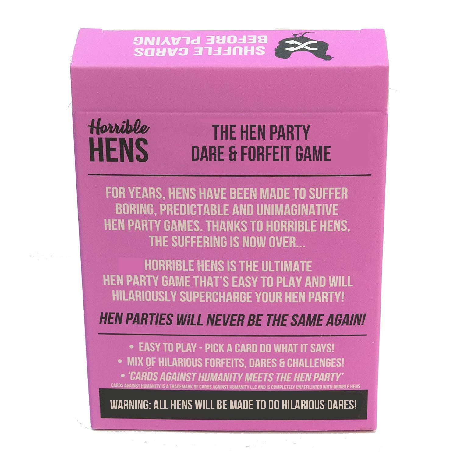 Horrible Hens - Ultimate Hen Party Game with Forfeit Dares | Fun Bachelorette Party Challenge for Bridal Showers & Girls Night Out