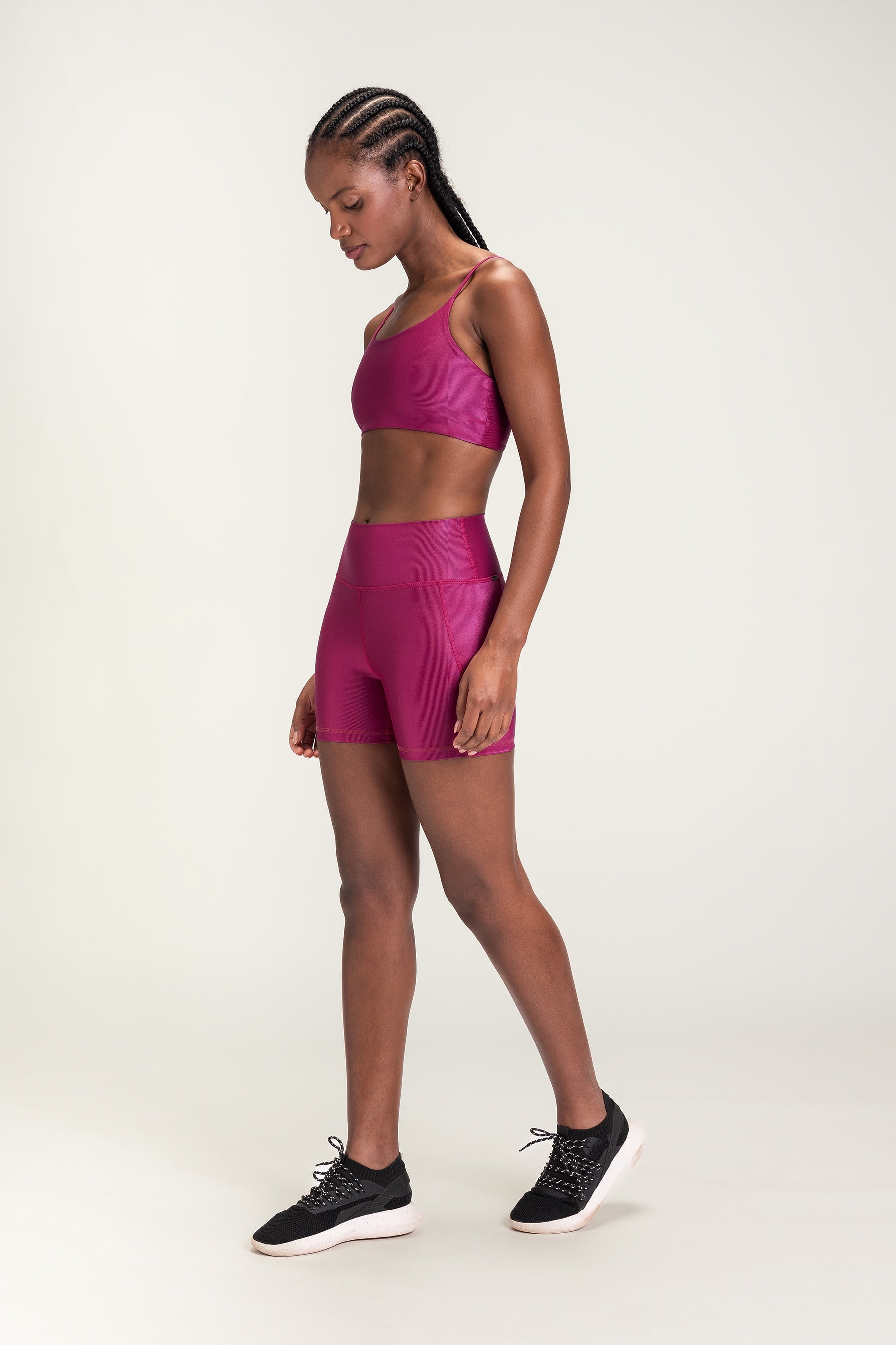 Allure Fitness Shorts for Women - High Waisted Workout Shorts with Pockets - Perfect for Running, Yoga & Gym
