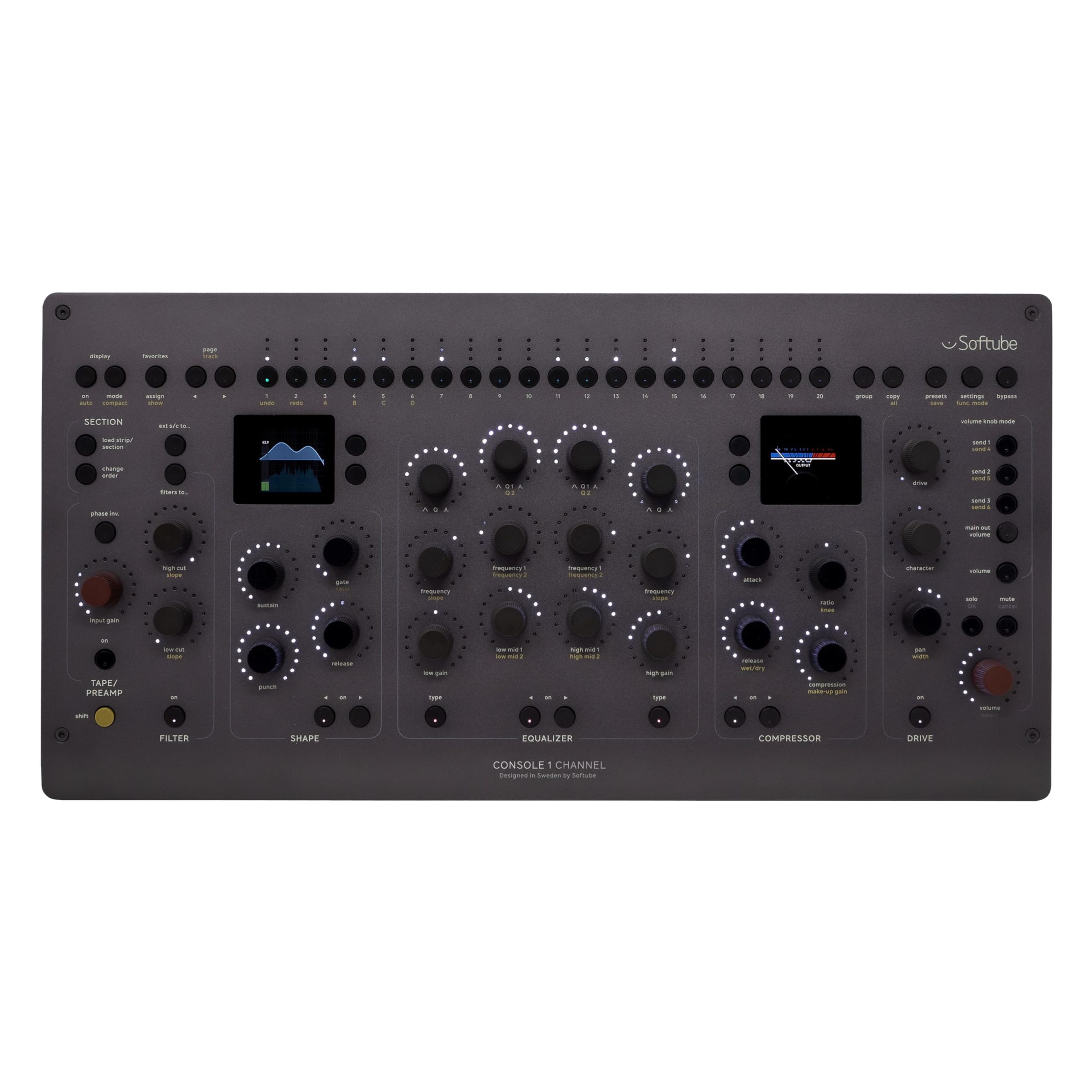 Console 1 MK3 USB DAW Controller - 8-Channel Touch-Sensitive for Music Production