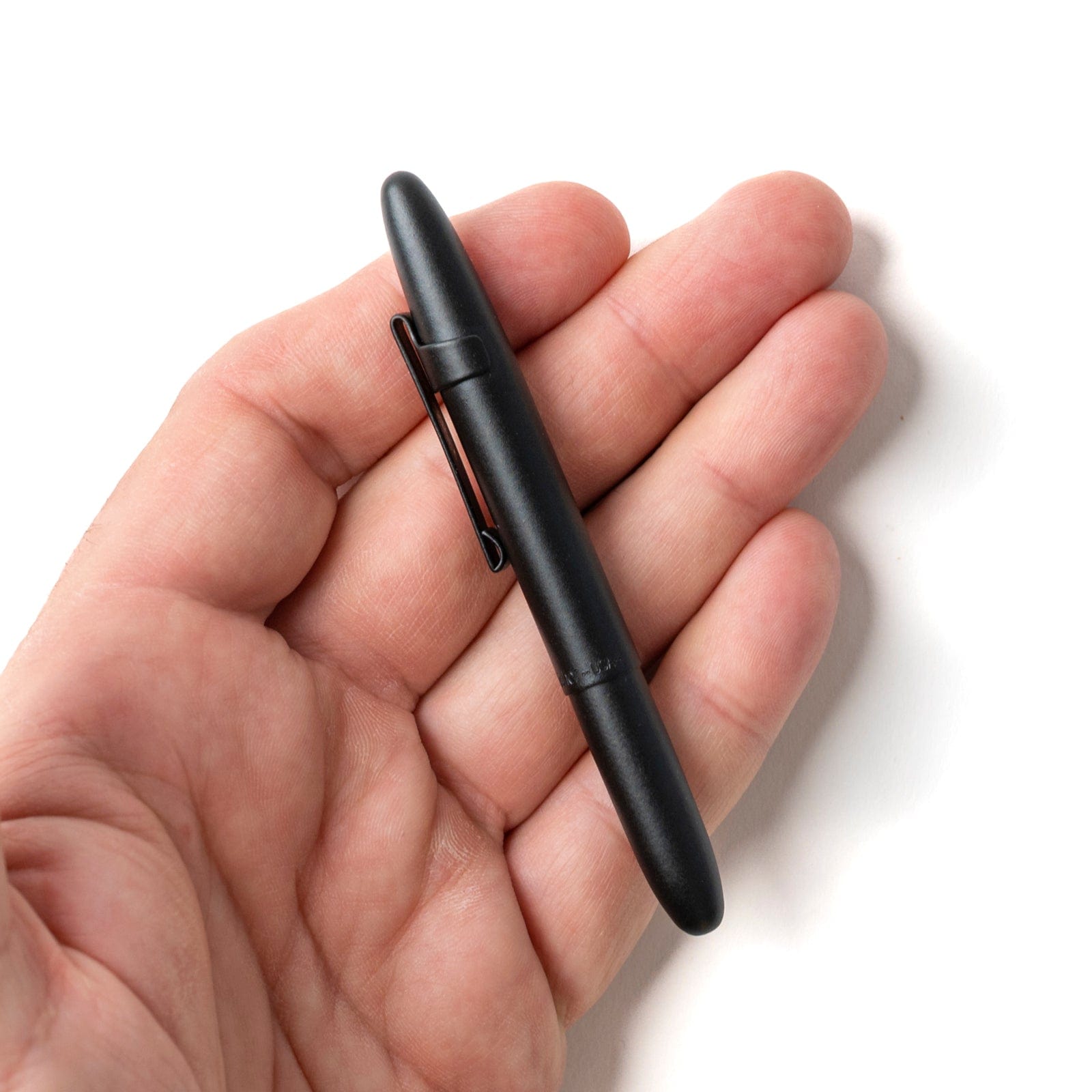 Fisher Space Pen Matte Black Bullet Pen with Clip - Compact & Refillable Ballpoint for Everyday Carry, Travel, Gifts & Outdoor Adventures