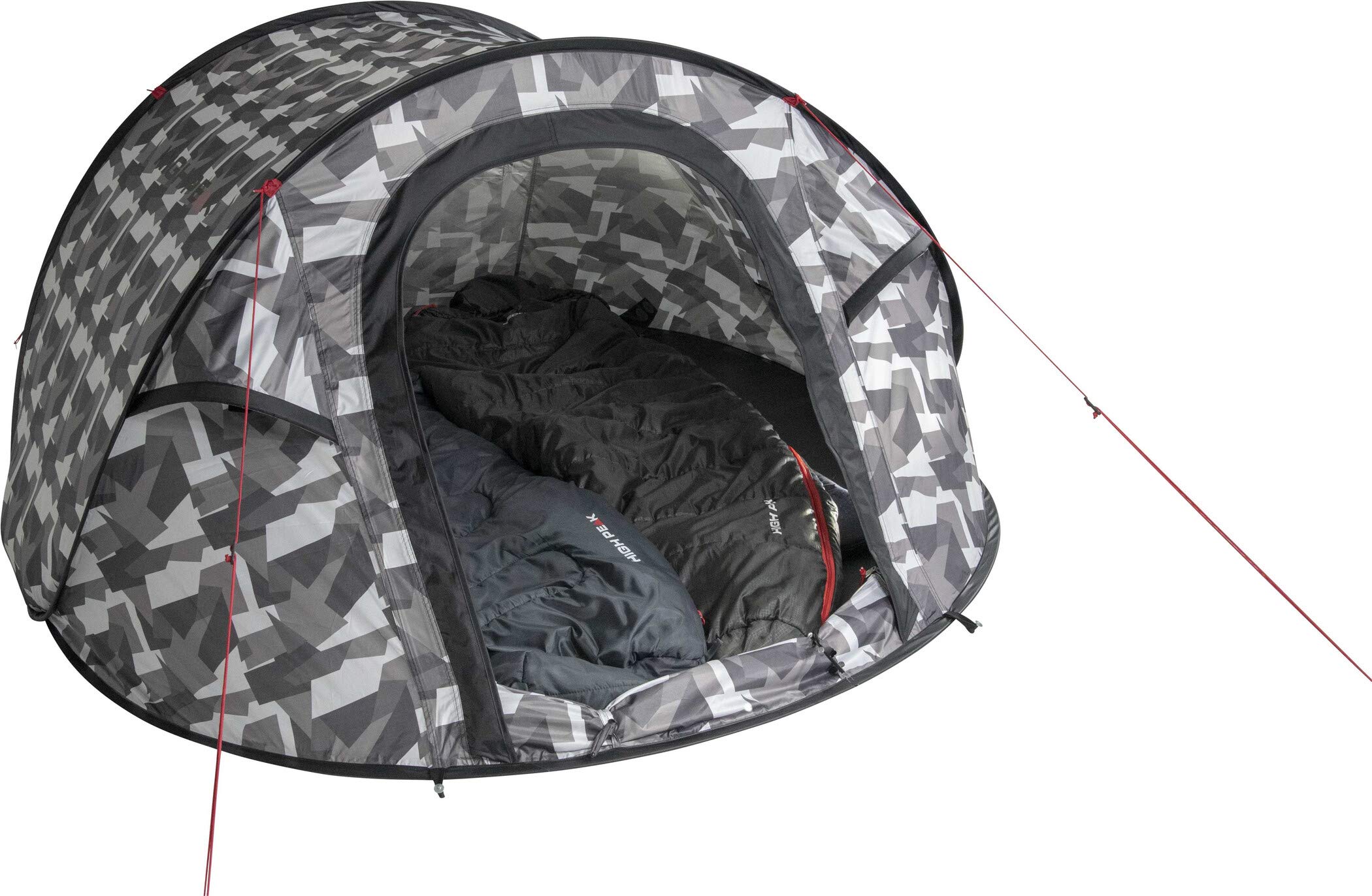 High Peak Vision 2 Pop Up Tent for 2 Person - Ultralight Instant Setup Camping Tent with 2000mm Waterproof, UV60 Sun Protection & Ventilation System - Perfect for Festivals, Backpacking, and Outdoor Adventures