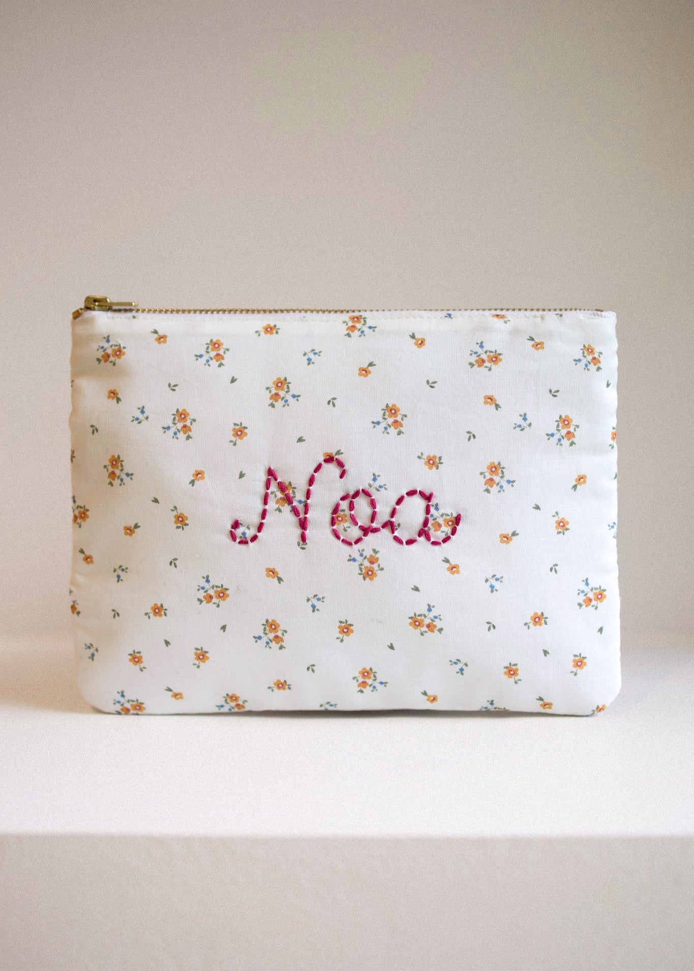 Daria Zippered Pouch - Stylish & Durable Cosmetic Bag for Makeup, Travel Essentials, Toiletries | Perfect for Women's Purse Organizer, Gym Accessories & On-the-Go Storage