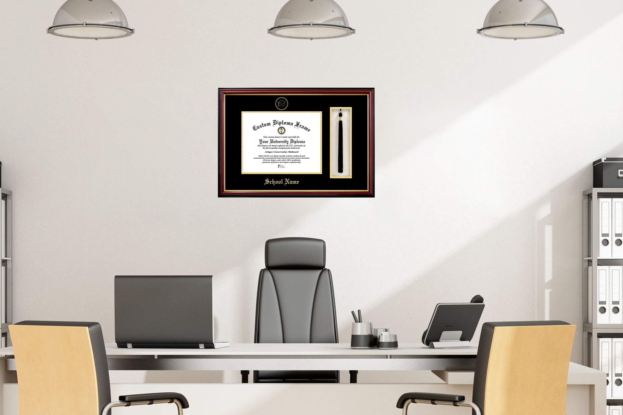 San Jose State University Graduation Tassel Box and Diploma Frame Set - Perfect for Displaying Graduation Memorabilia and Decorating Your Home or Office