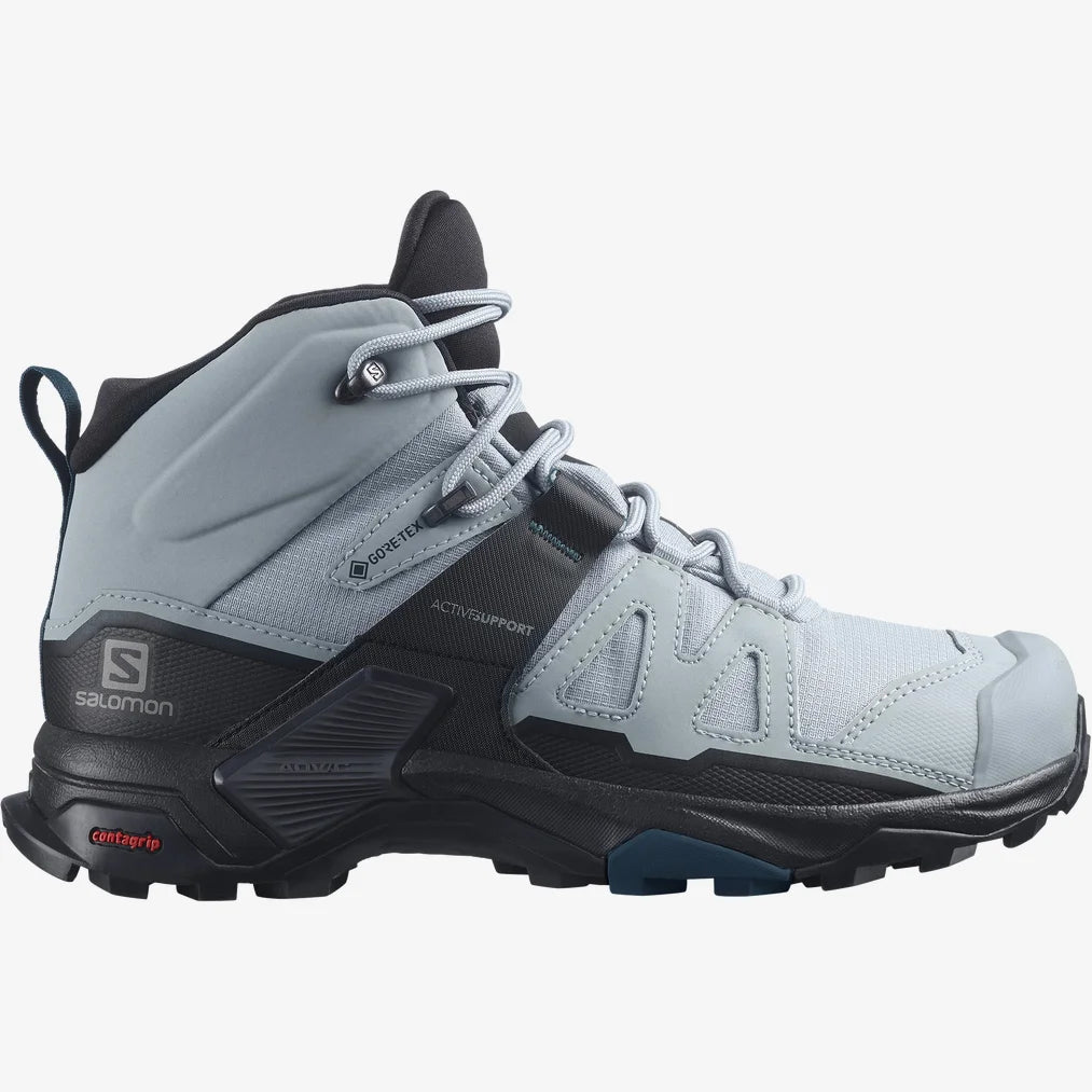 Women's X Ultra 4 Mid GTX Hiking Boots - Waterproof & Lightweight Trail Shoes for Outdoor Adventures - Perfect for Hiking, Camping and Mountain Climbing