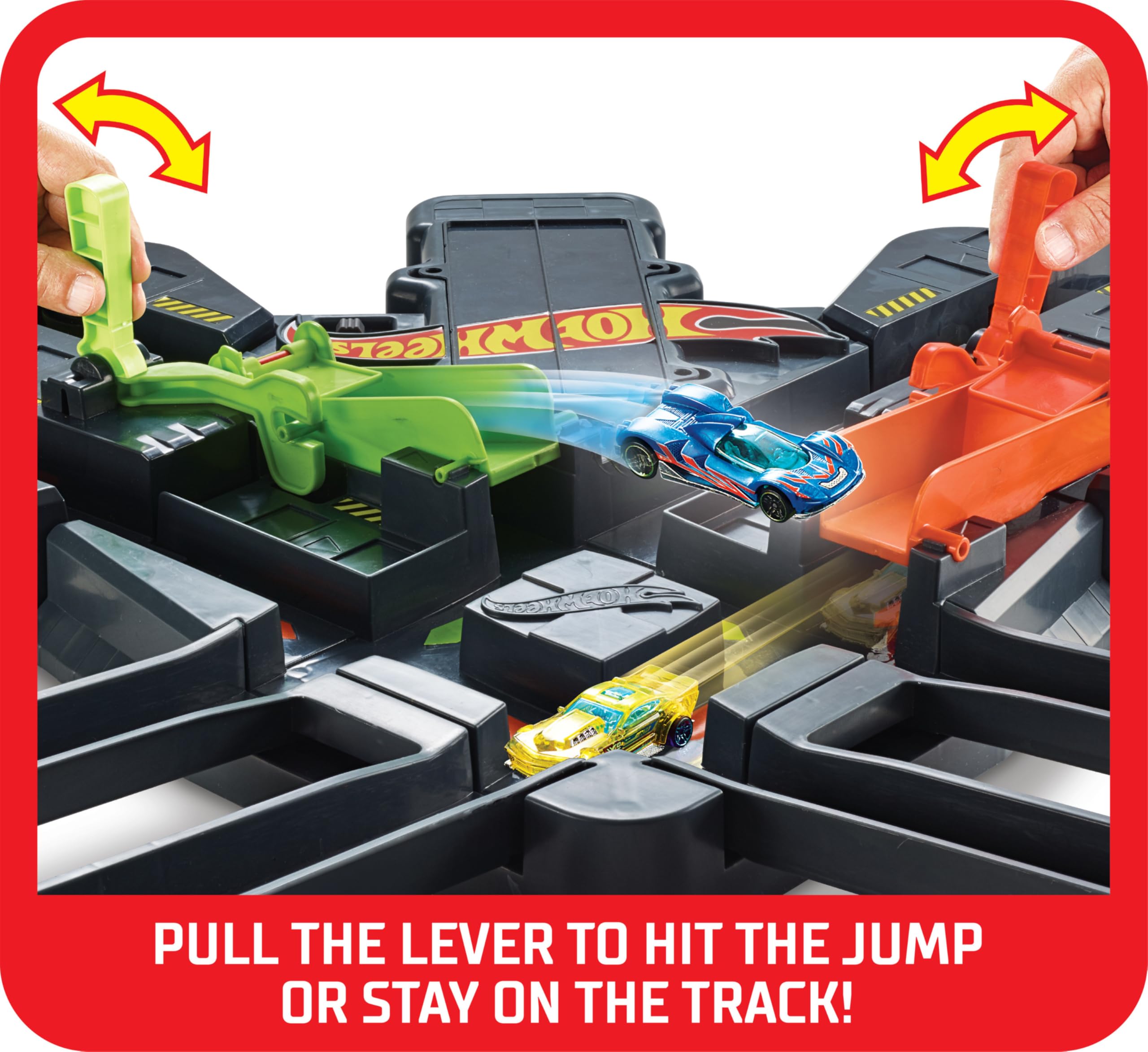 Hot Wheels Colossal Crash Track Set - Aerial Stunt Playset for Toy Cars, Gift for Boys & Girls Ages 5+ (Mattel GWT41) - Perfect for Indoor Racing, Birthday Gifts & Action-Packed Playtime