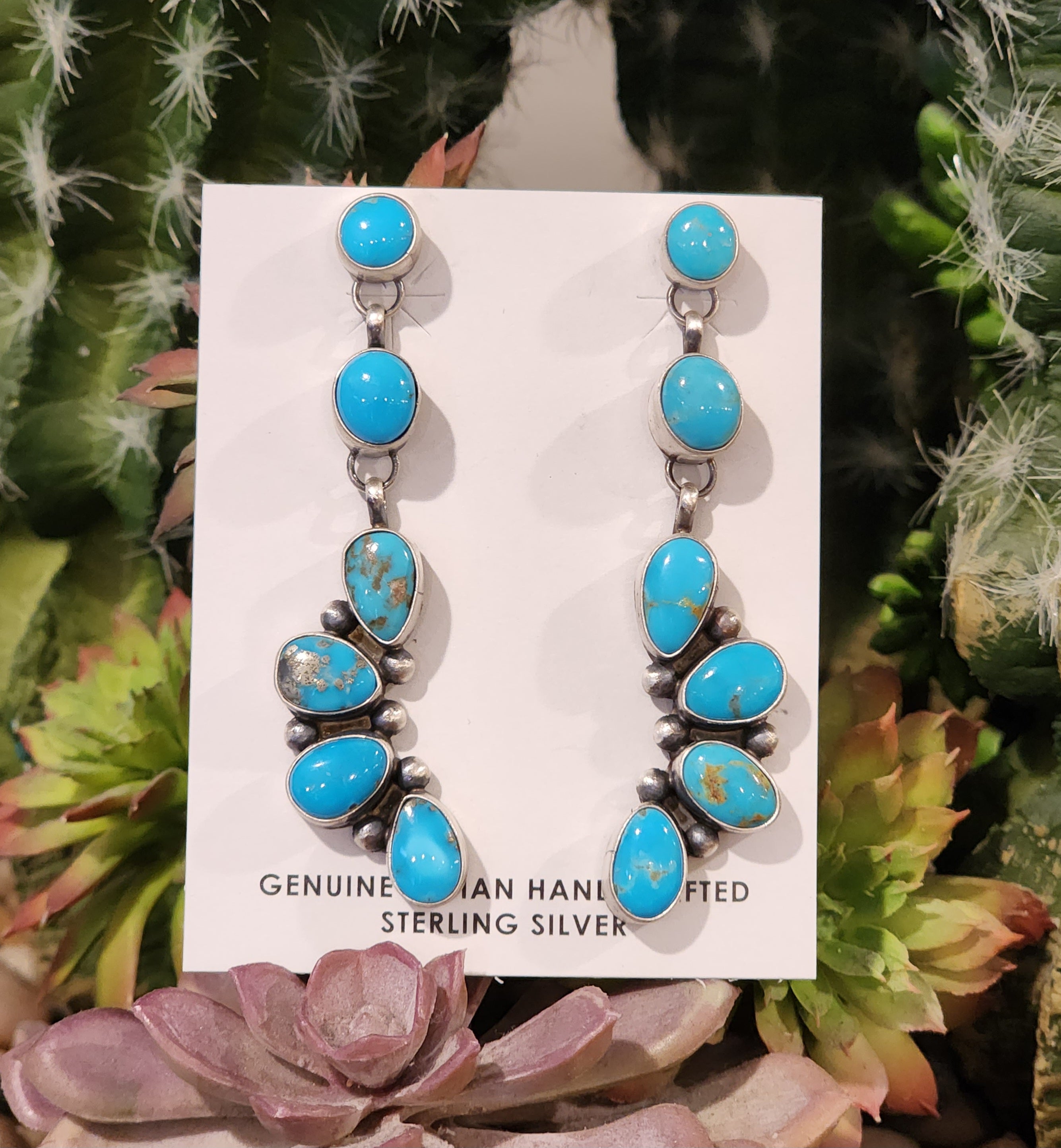 Yazzie Bluridg Dangles - Trendy Boho Earrings for Women | Handmade Beaded Jewelry for Festivals, Parties & Everyday Wear