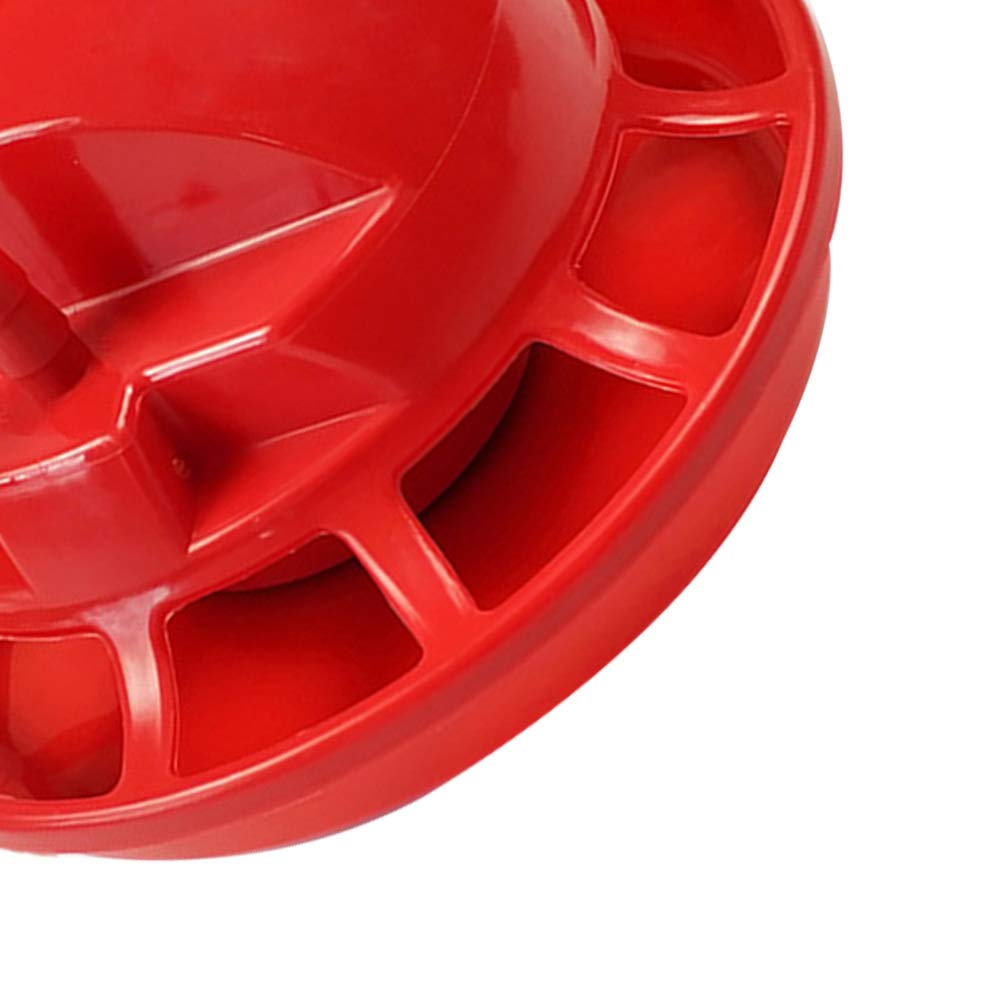2 Pcs Chicken Drinker Feeding Bowl - Durable Poultry Water Drinking Cups for Hens, Ducks, and Birds - Ideal for Coops, Farms, and Backyard Poultry Care