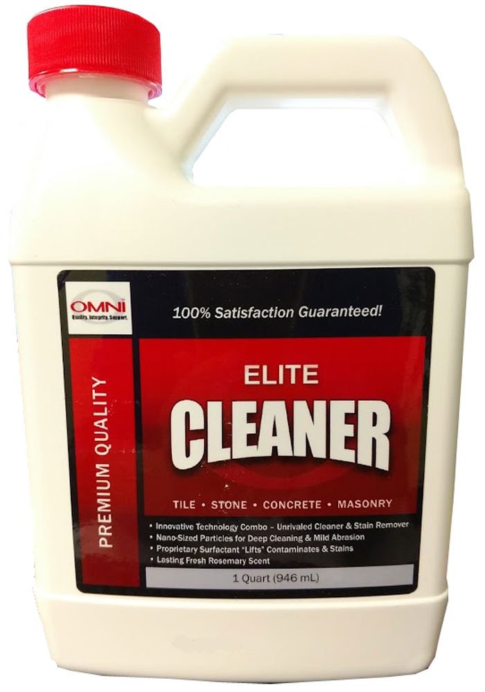 Omni Elite Tile Cleaner Quart - Powerful Stain Remover for Ceramic, Porcelain & Grout - Perfect for Bathrooms, Kitchens & Floors
