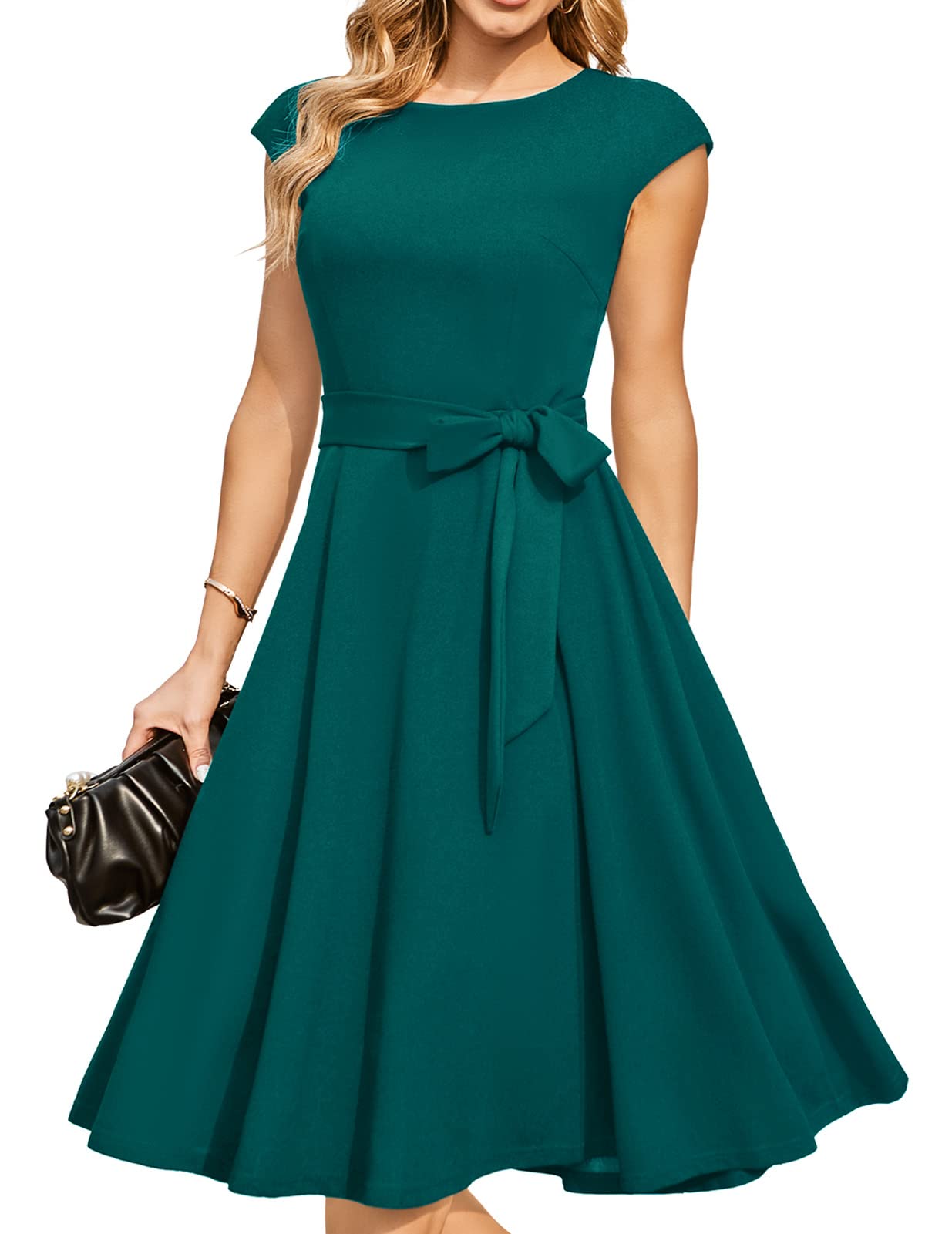 Elegant DRESSTELLS Cocktail Dresses for Women | Modest Wedding Guest Dress | 2023 Summer Casual Party Dress | Homecoming & Prom Gowns - Perfect for Weddings, Parties, and Special Occasions