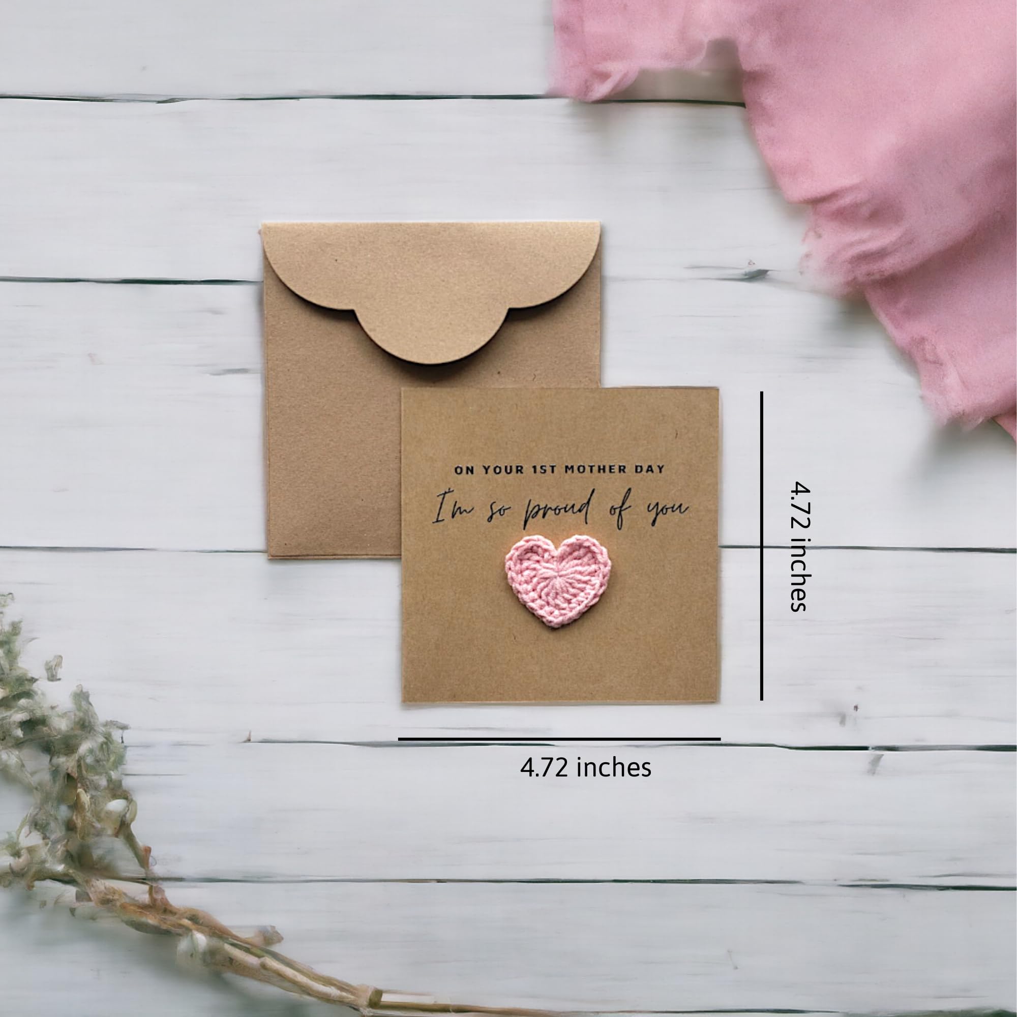 Happy First Mother's Day Card - Beautiful Greeting Cards for Mom, Daughter & Special Women | Perfect for Gifts, Keepsakes & Celebrations