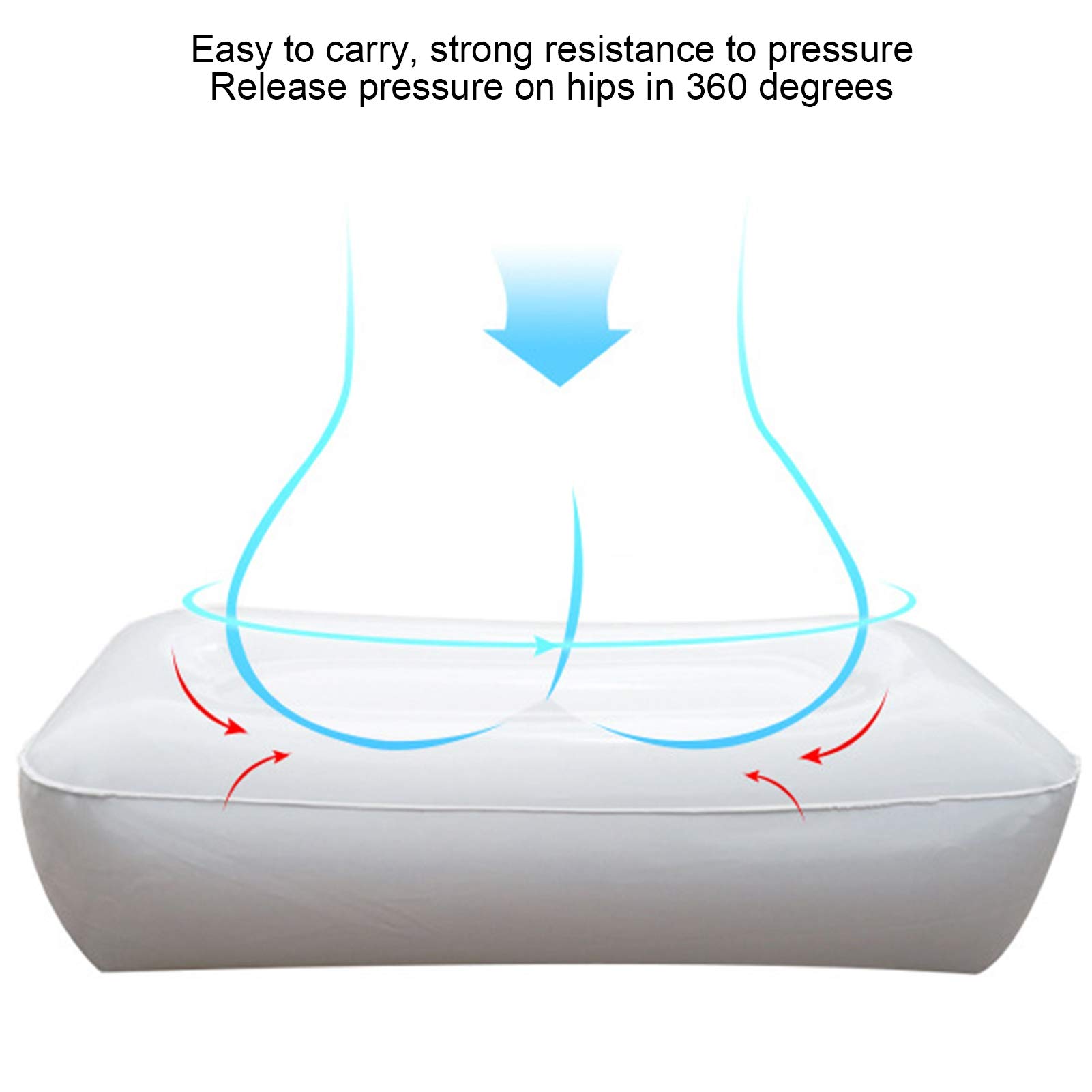 Waterproof Kayak Seat Cushion - Comfortable Inflatable Boat Cushion with Non-Slip & Abrasion-Resistant Design for Kayaking, Canoeing, Fishing | Perfect for Outdoor Water Sports & Marine Adventures