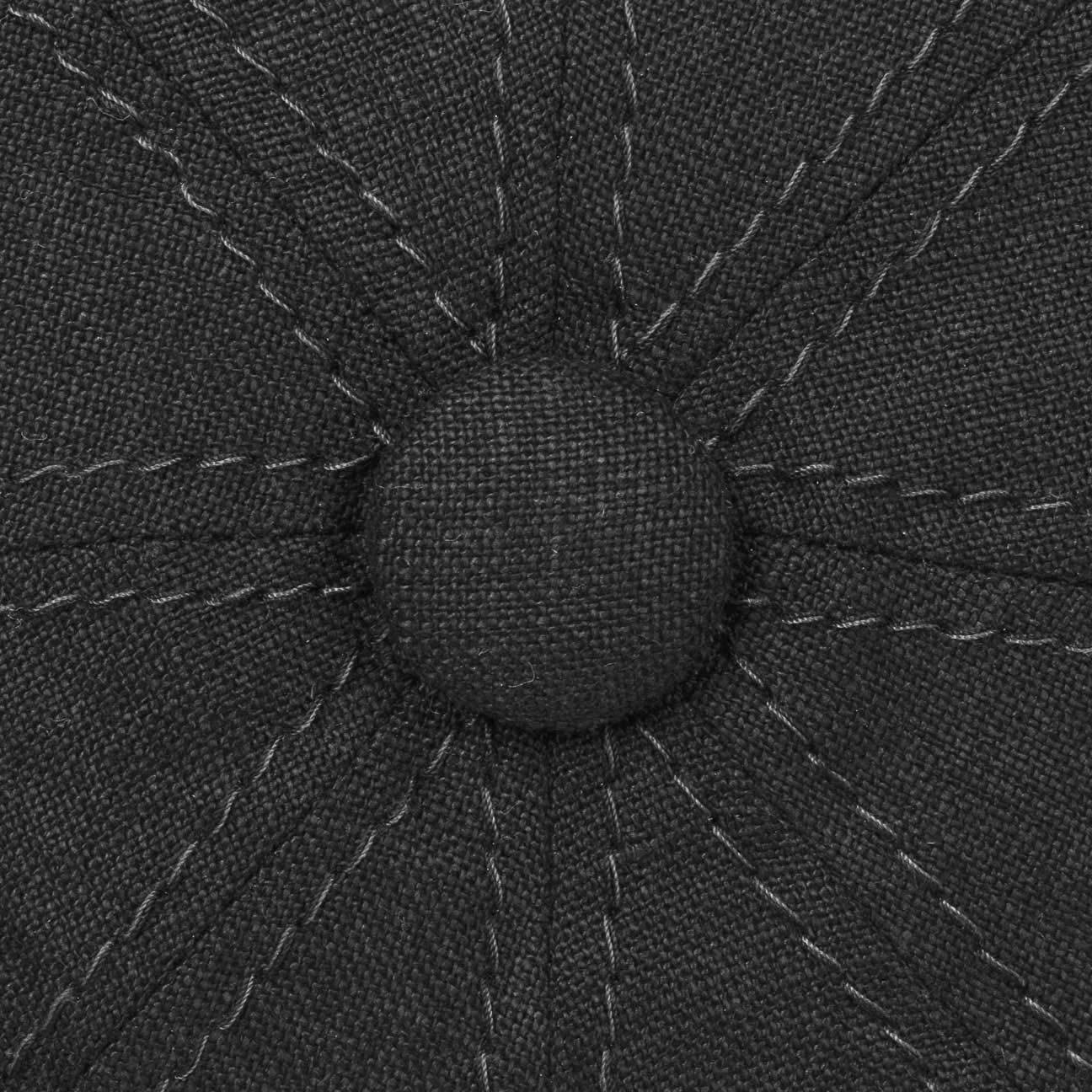 Stetson Linen 8/4 Panel Hatteras Hat for Men - Black Sun Hat with UPF Protection (Size 59cm/7 3/8) - Perfect for Beach, Fishing & Outdoor Summer Activities