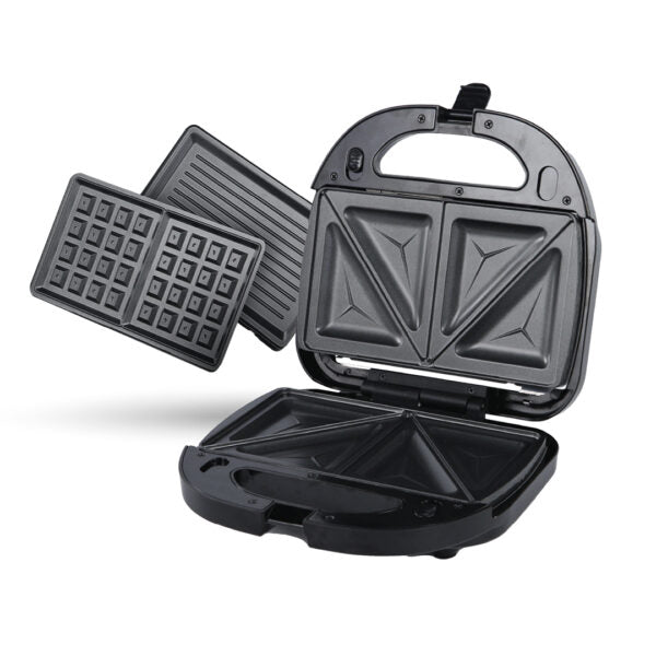 Premium Dorsch Sandwich Maker - Electric Panini Press with Non-Stick Plates for Grilled Cheese, Paninis & Waffles - Perfect for Home, Office & Camping Breakfasts