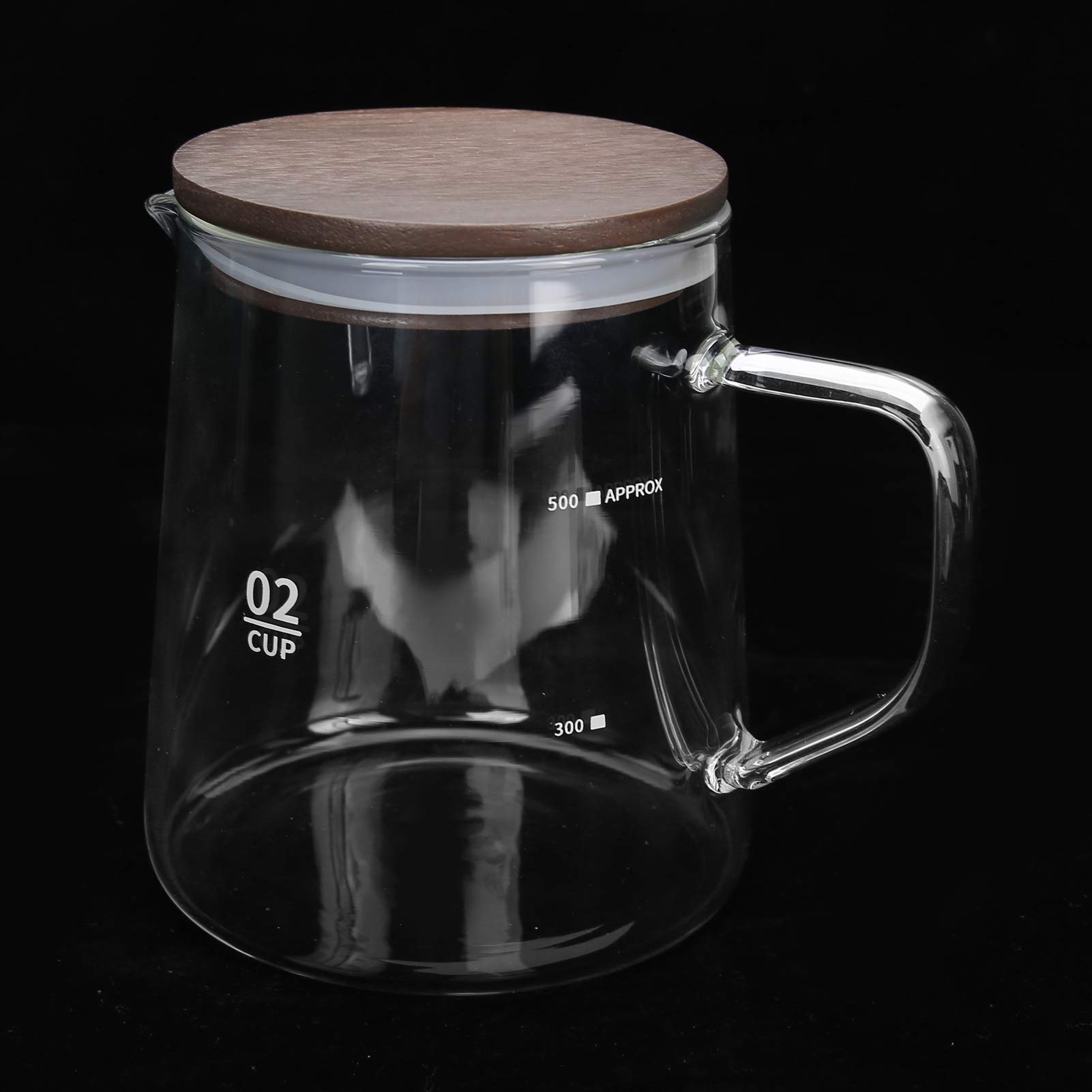 Premium Heat-Resistant Glass Coffee Maker & Tea Kettle with Insulated Handle - Leak-Proof Lid, Durable Coffee Pot for Home, Office & Camping Use - Perfect for Brewing Coffee, Tea & Hot Beverages