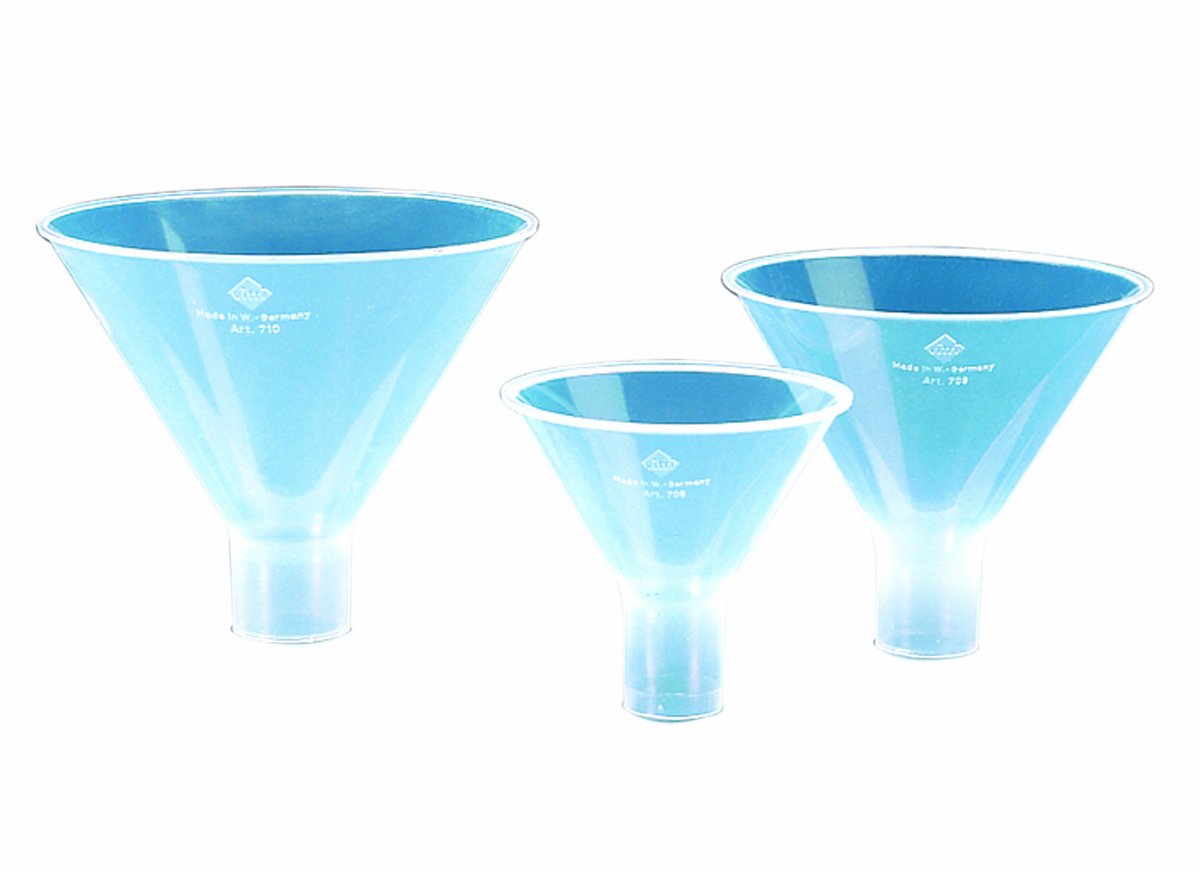 Thomas V70894TS Polypropylene Powder Funnel, 80mm Diameter (Pack of 10) - Ideal for Kitchen, Lab, and DIY Projects - Durable Chemical-Resistant Funnel Set for Cooking, Baking, and Scientific Experiments