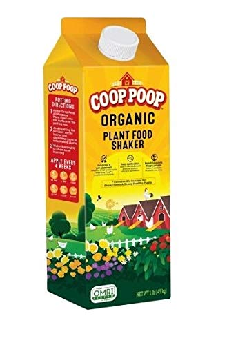 Organic Chicken Manure Fertilizer Shaker - 1lb Bag | All-Natural Plant Food for Vegetables, Flowers & Lawns | Easy-Use Garden & Indoor Plant Nutrient Booster