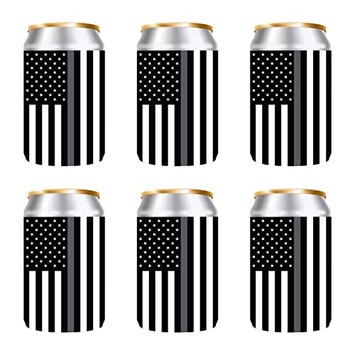 Thin Grey Line American Flag