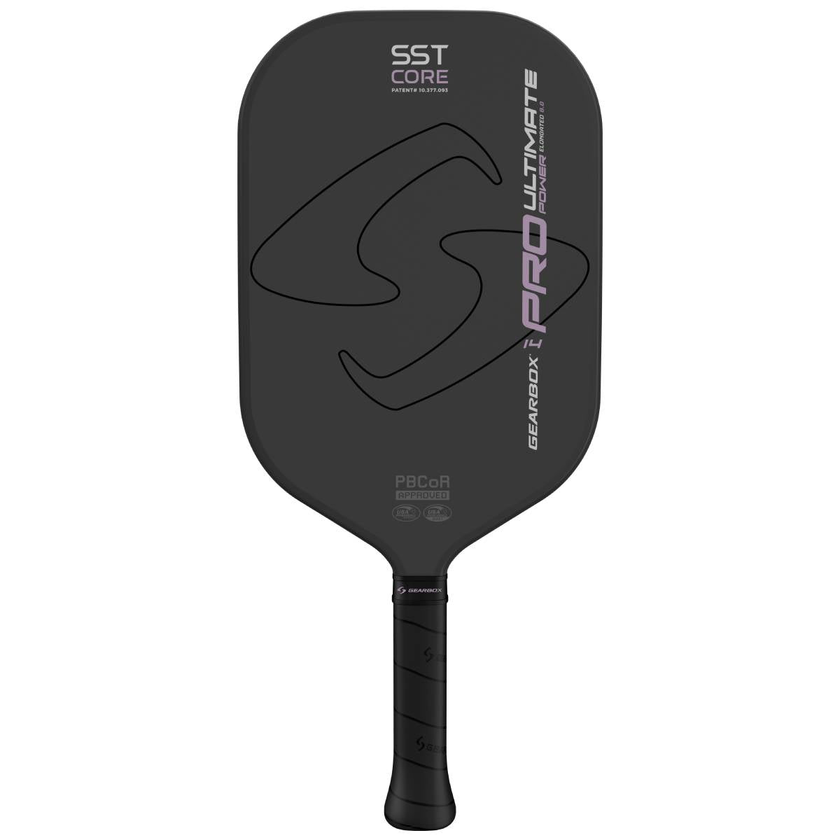 Gearbox Pro Ultimate Power Elongated Pickleball Paddle - 8.0 oz Lightweight Carbon Fiber Paddle for Competitive Play & Tournament Use - Perfect for Advanced Players & Outdoor/Indoor Games