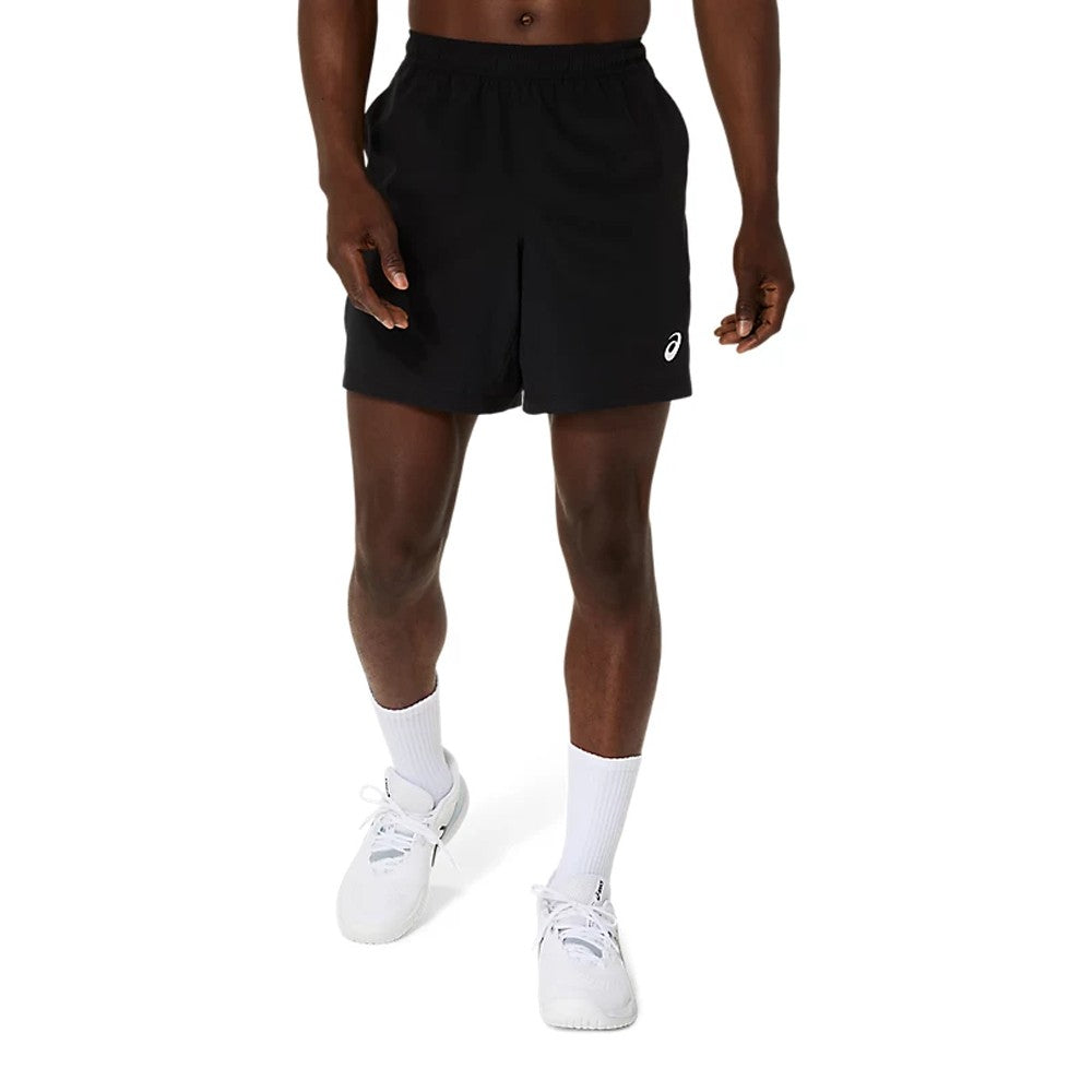 ASICS Men's Court 7 Performance Tennis Shorts - Black | Breathable Athletic Shorts for Running, Gym & Casual Wear