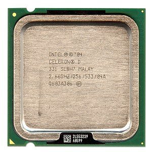 Intel Celeron D 331 2.66GHz Processor - 533MHz FSB, 256KB Cache, LGA 775 Socket - Perfect for Budget PC Builds, Office Workstations & Basic Computing Tasks