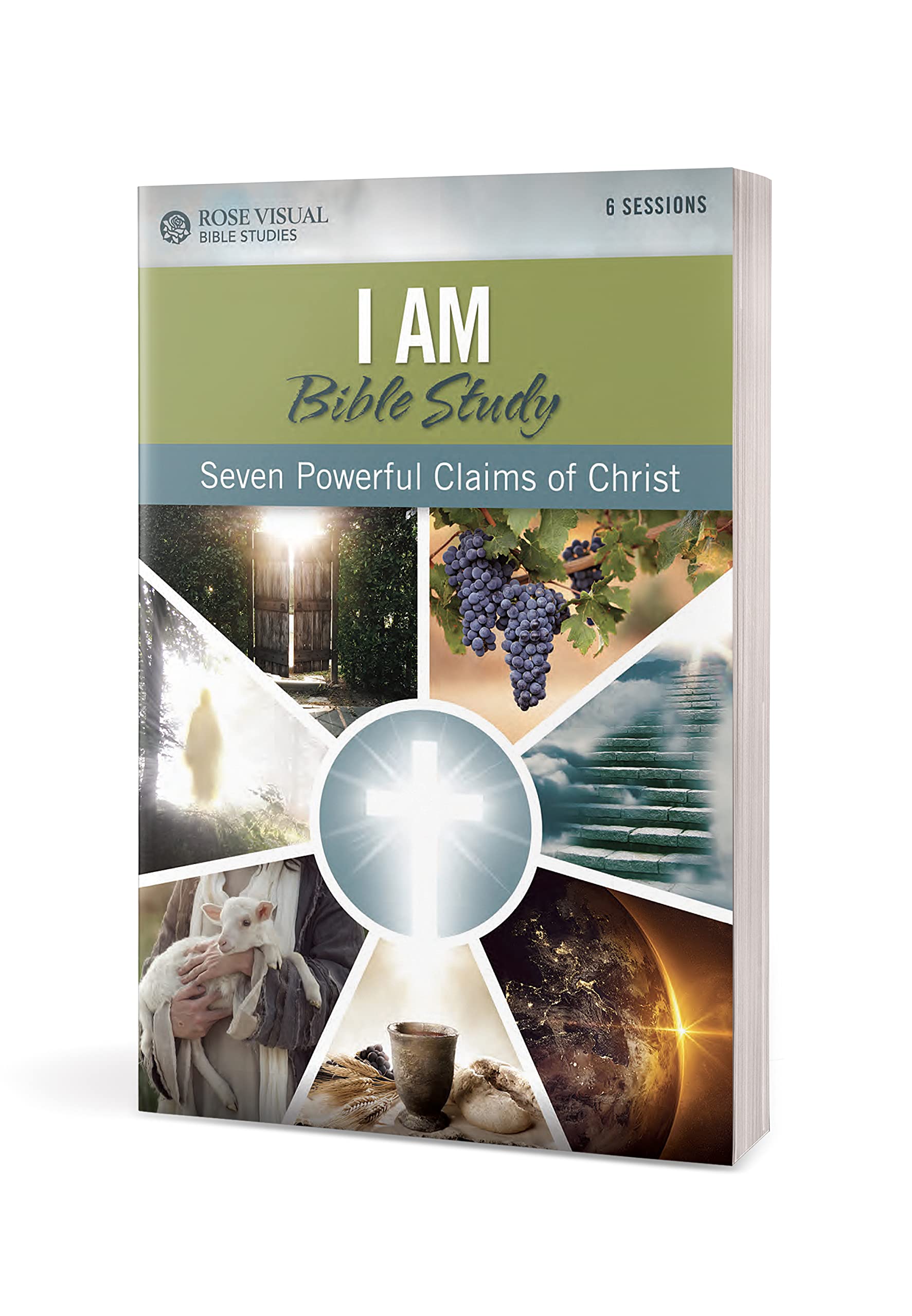 I Am: Seven Powerful Claims of Jesus - Rose Visual Bible Study | Christian Devotional Book for Small Groups & Personal Reflection | Perfect for Bible Study & Spiritual Growth