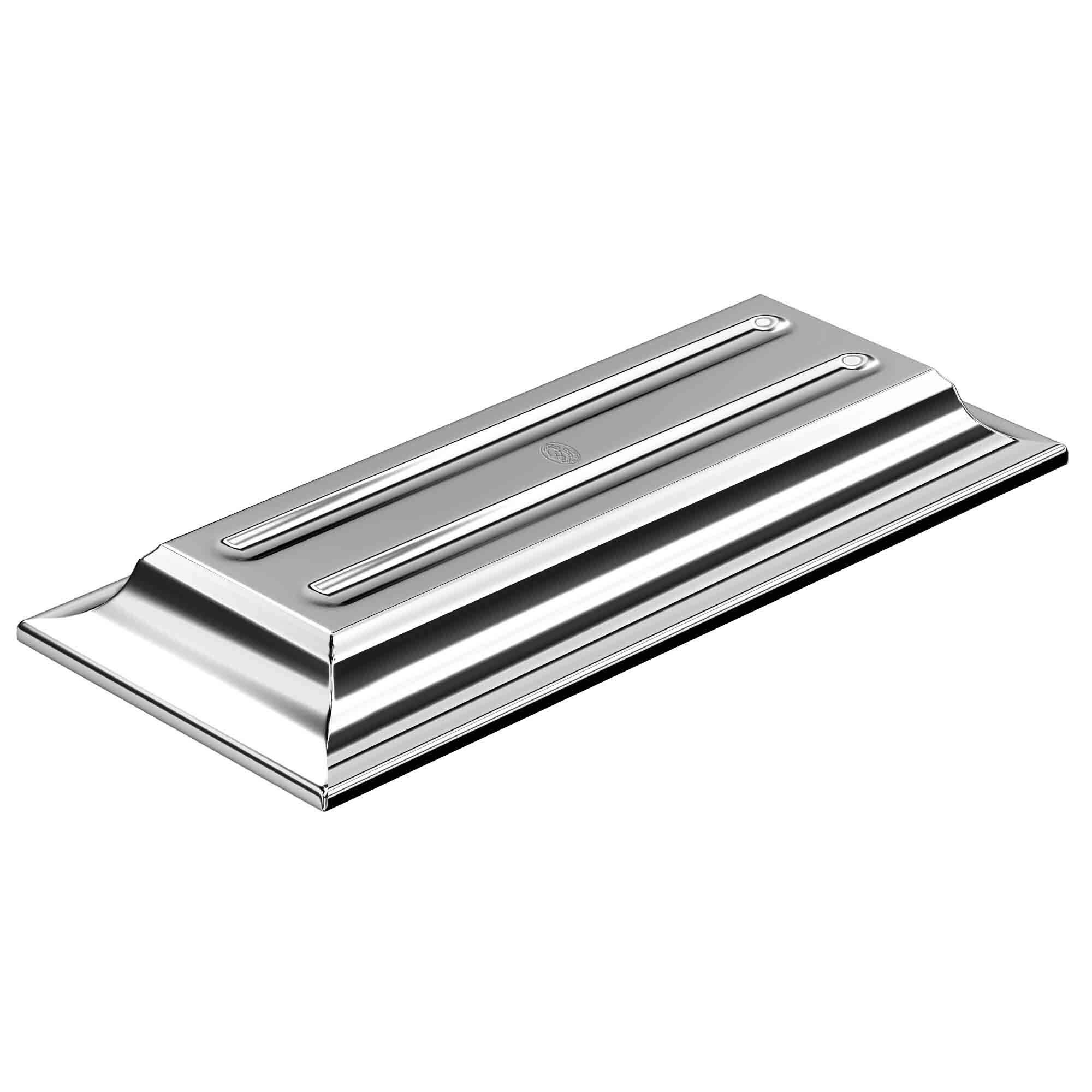 Horizontal Pen Holder M655CT - Chrome Finish Desk Organizer for Office, Home & School Use