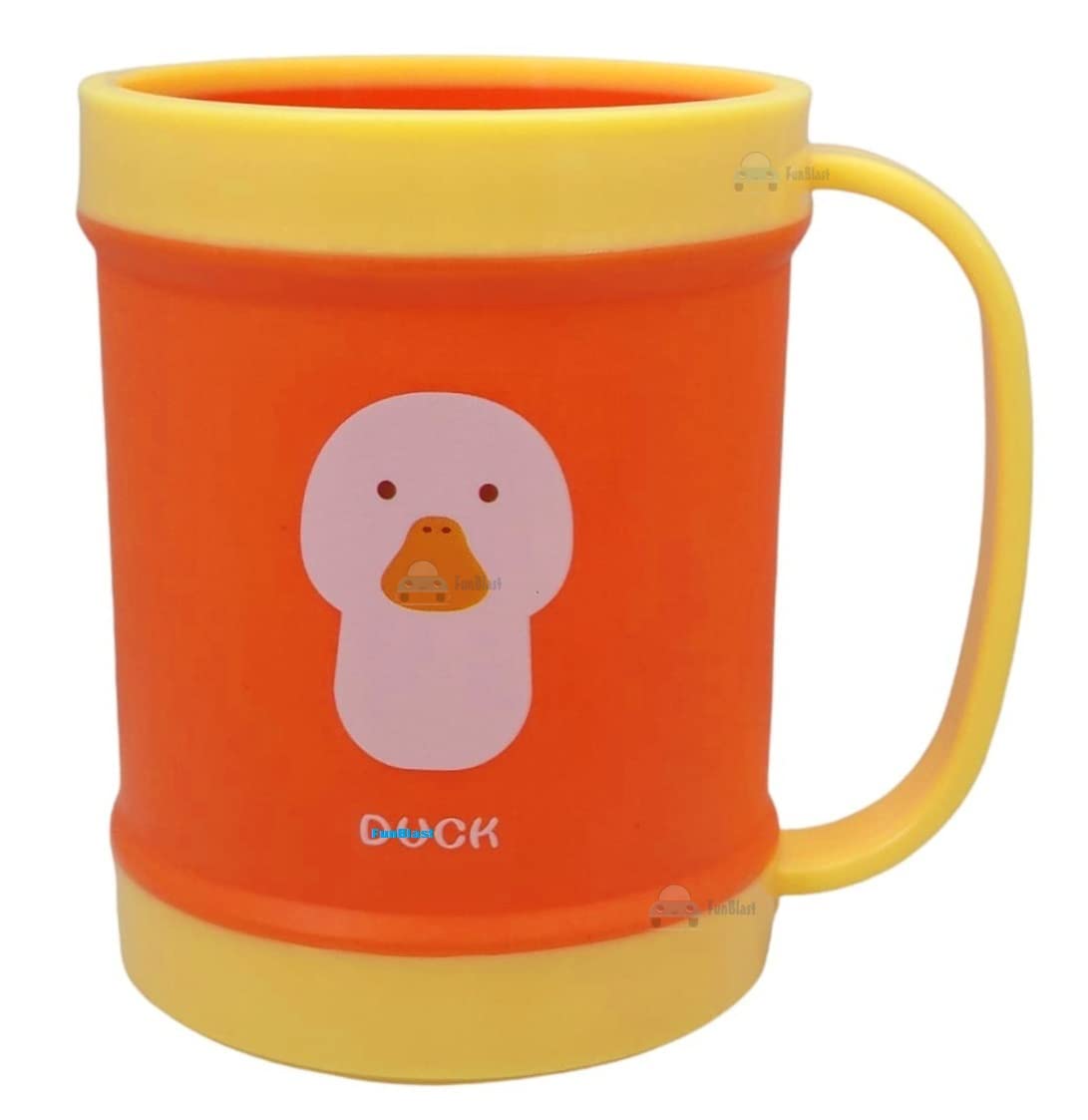 FunBlast Unbreakable Kids Milk Mug - 450ML Cartoon Drinking Cup for Boys & Girls, Best Birthday Gift for Children - Ideal for Home, School & Travel Use (Pack of 1)