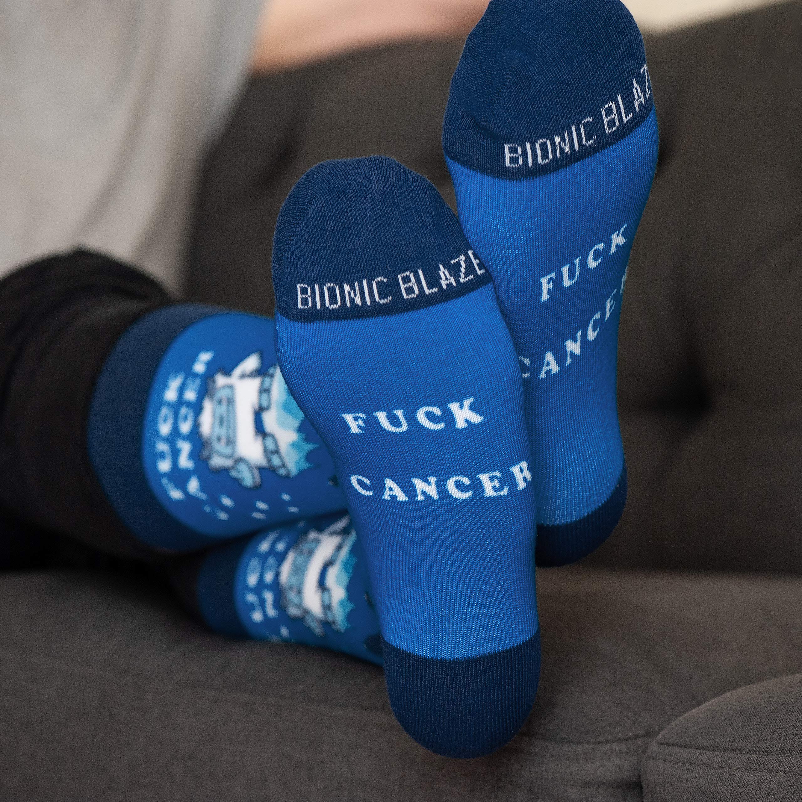 Cancer Awareness Socks - Comfortable Chemo Patient Support Socks for Men & Women | Thoughtful Gift for Cancer Fighters & Survivors | Perfect for Hospital Visits, Treatment Days & Daily Encouragement