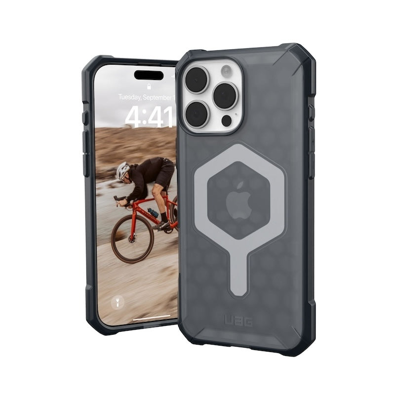 UAG Essential Armor Case for iPhone 16 Pro Max - Military-Grade Drop Protection, Scratch Resistant Cover (Gray) | Perfect for Outdoor Adventures, Work & Daily Use