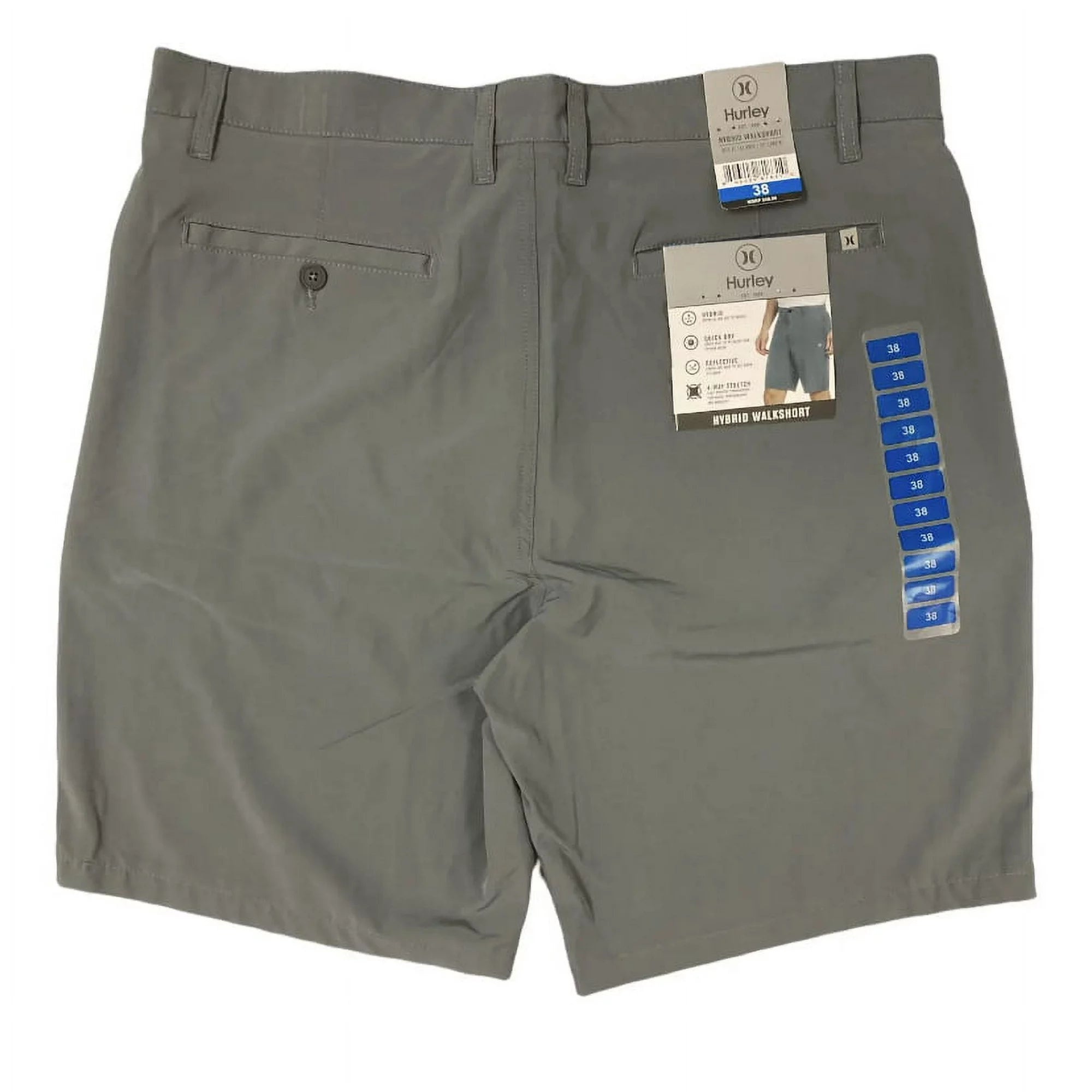 Hurley All Day 4-Way Stretch Hybrid Shorts for Men - Comfortable Athletic Swim Board Shorts for Running, Swimming & Beach Activities
