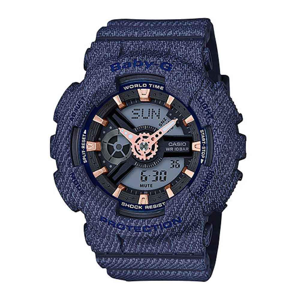 Casio Baby-G BA-110DE-2A1DR Digital Sport Watch for Women - Shock Resistant, Water Resistant, LED Light - Perfect for Running, Swimming, and Outdoor Activities