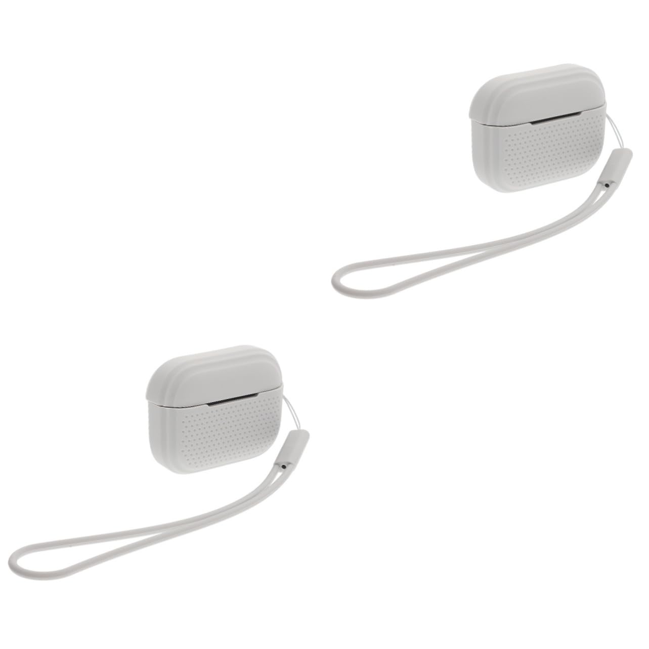OSALADI 2-Pack Protective Earphone Case - Durable Earbuds Storage Box with Decorative Design, Portable Carrying Sleeve for AirPods & Wireless Earbuds - Perfect for Travel, Gym & Daily Use