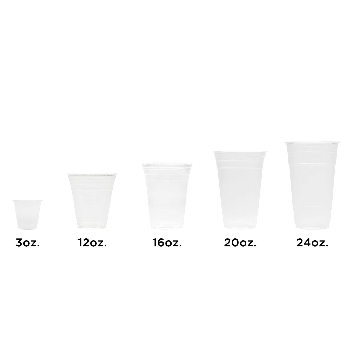 Karat Earth KE-KC20 20oz Clear PLA Compostable Cups - Case of 1000 (1000-Pack) | Eco-Friendly Disposable Cups for Parties, Events, Restaurants & Coffee Shops
